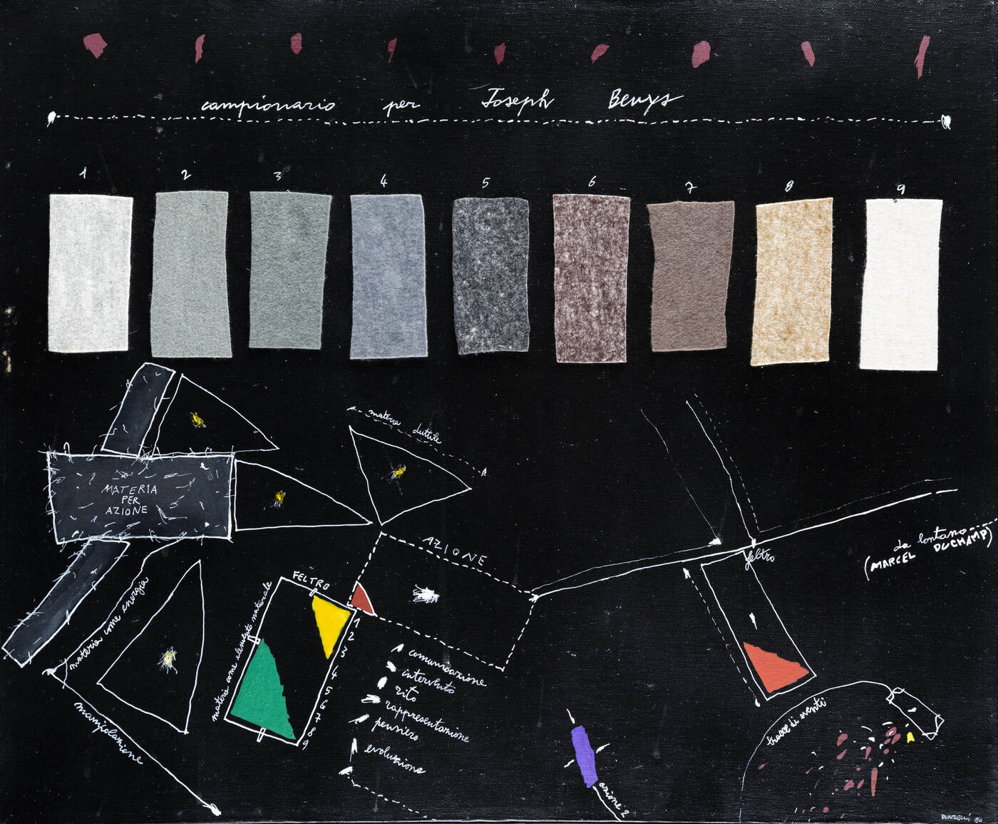 BRUNO DONZELLI - 'Campionario per Joesph Beuys' 1980