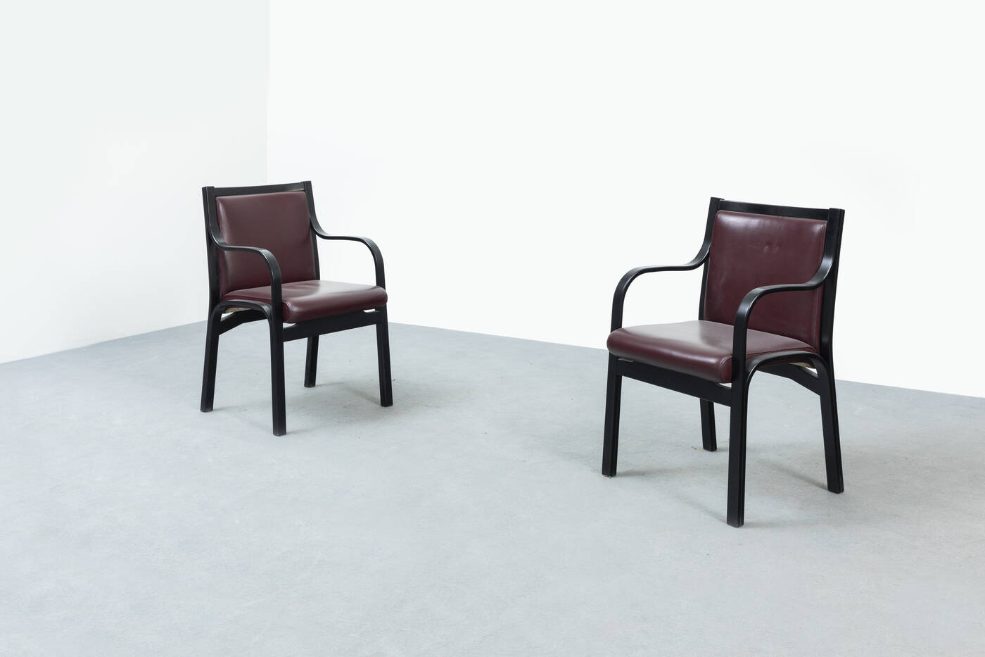 GREGOTTI, MENEGHETTI, STOPPINO - Coppia di poltrone mod. Cavour