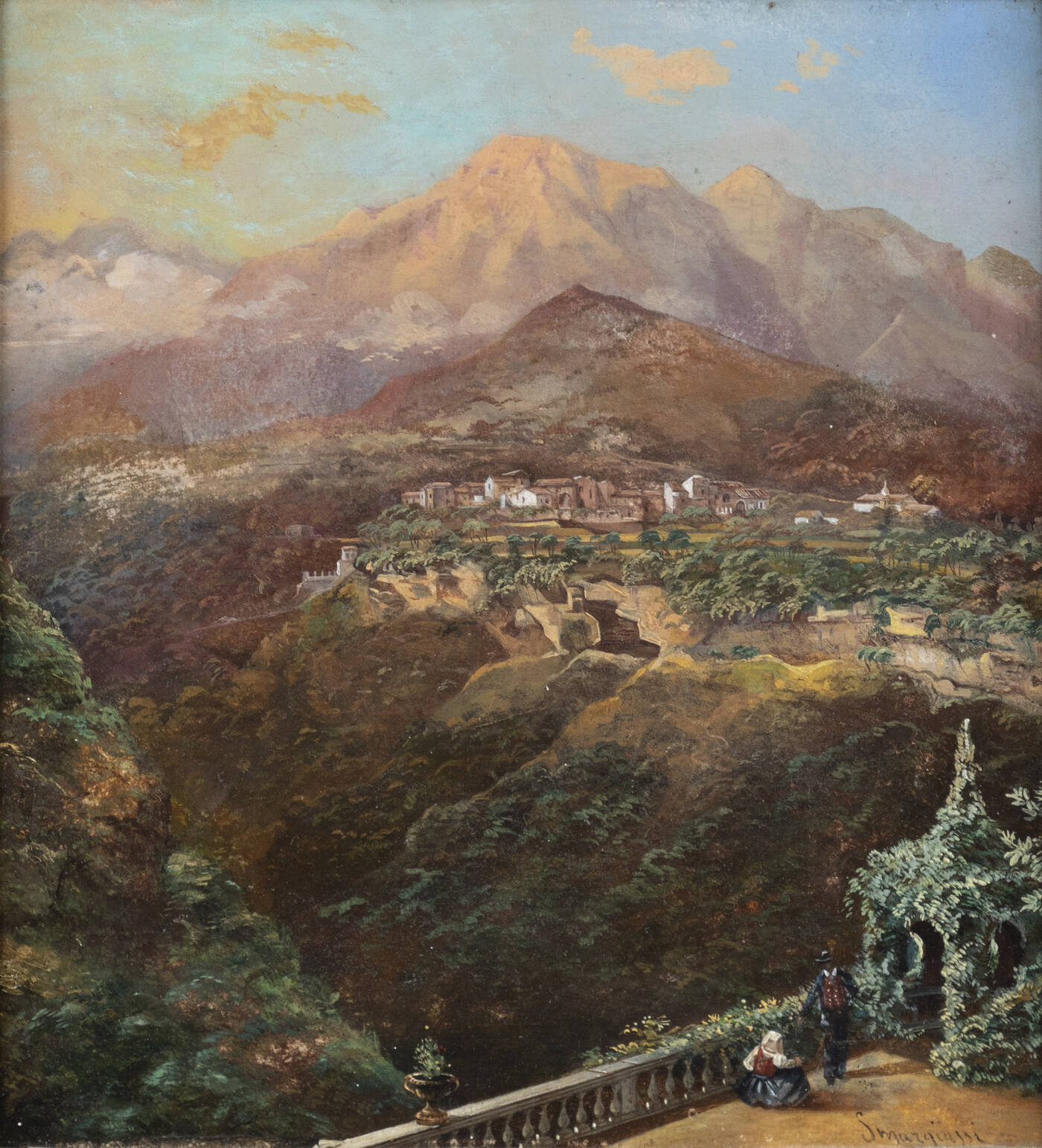 SMARGIASSI GABRIELE (attribuito) - 'Vista da Ravello' 