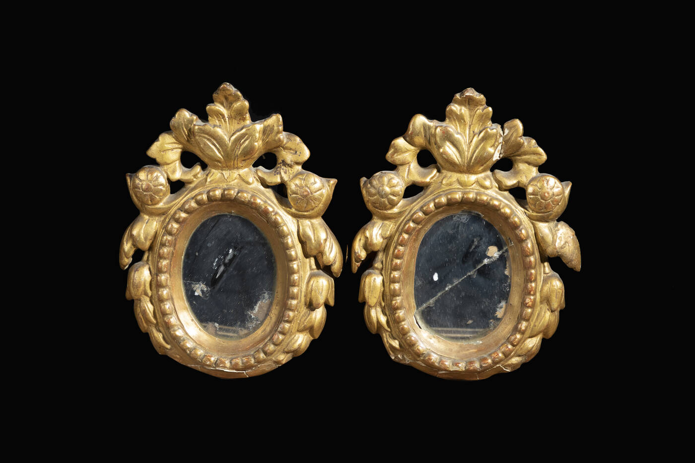 COPPIA DI PICCOLE SPECCHIERE