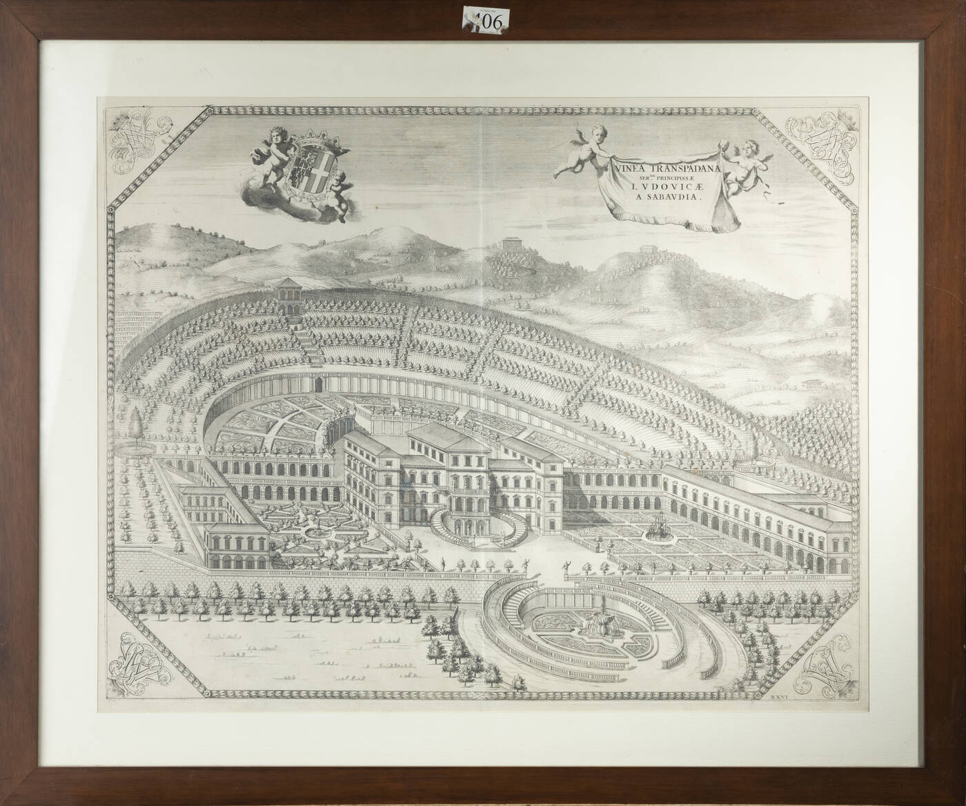 ACQUAFORTE - 'Vinea transpadana' 1725