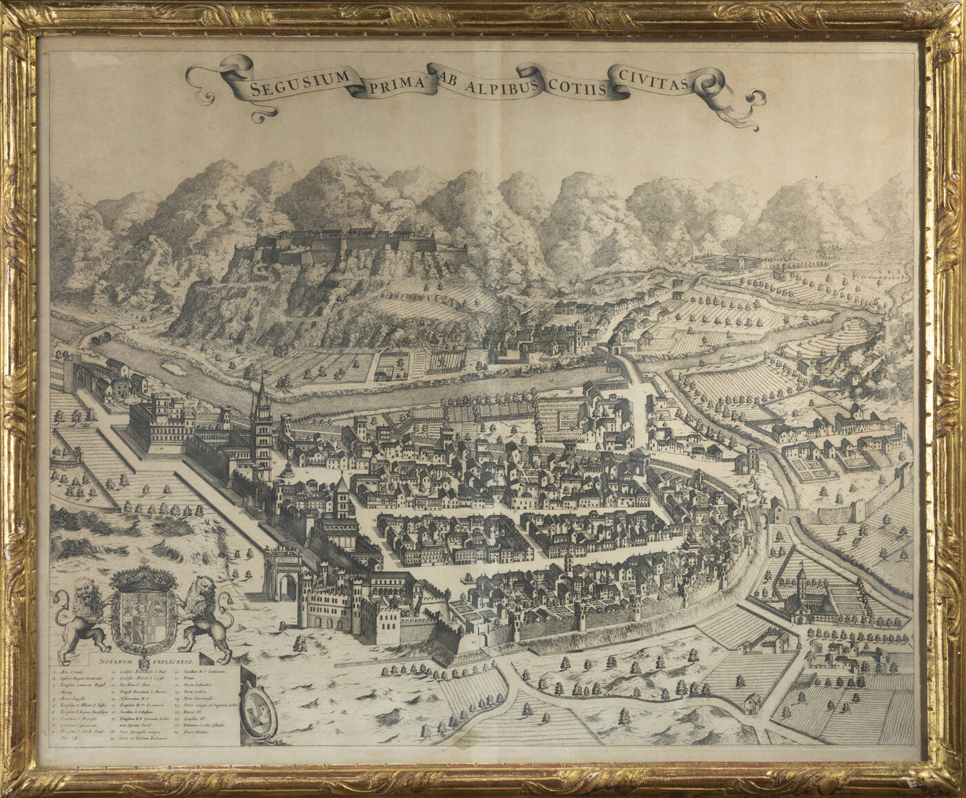 ACQUAFORTE - 'Segusium prima ab alpibus cotiis civitas' 1725