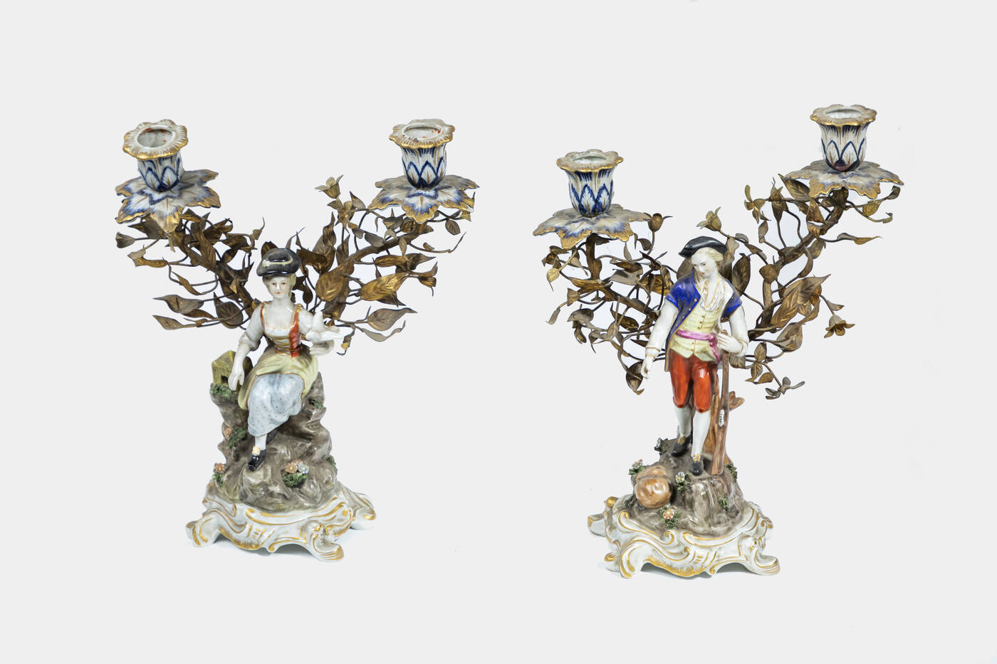 COPPIA DI CANDELIERI