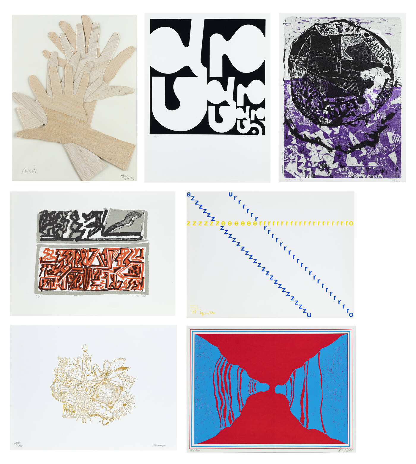 AUTORI VARI - 'Cartella di 7 opere grafiche'