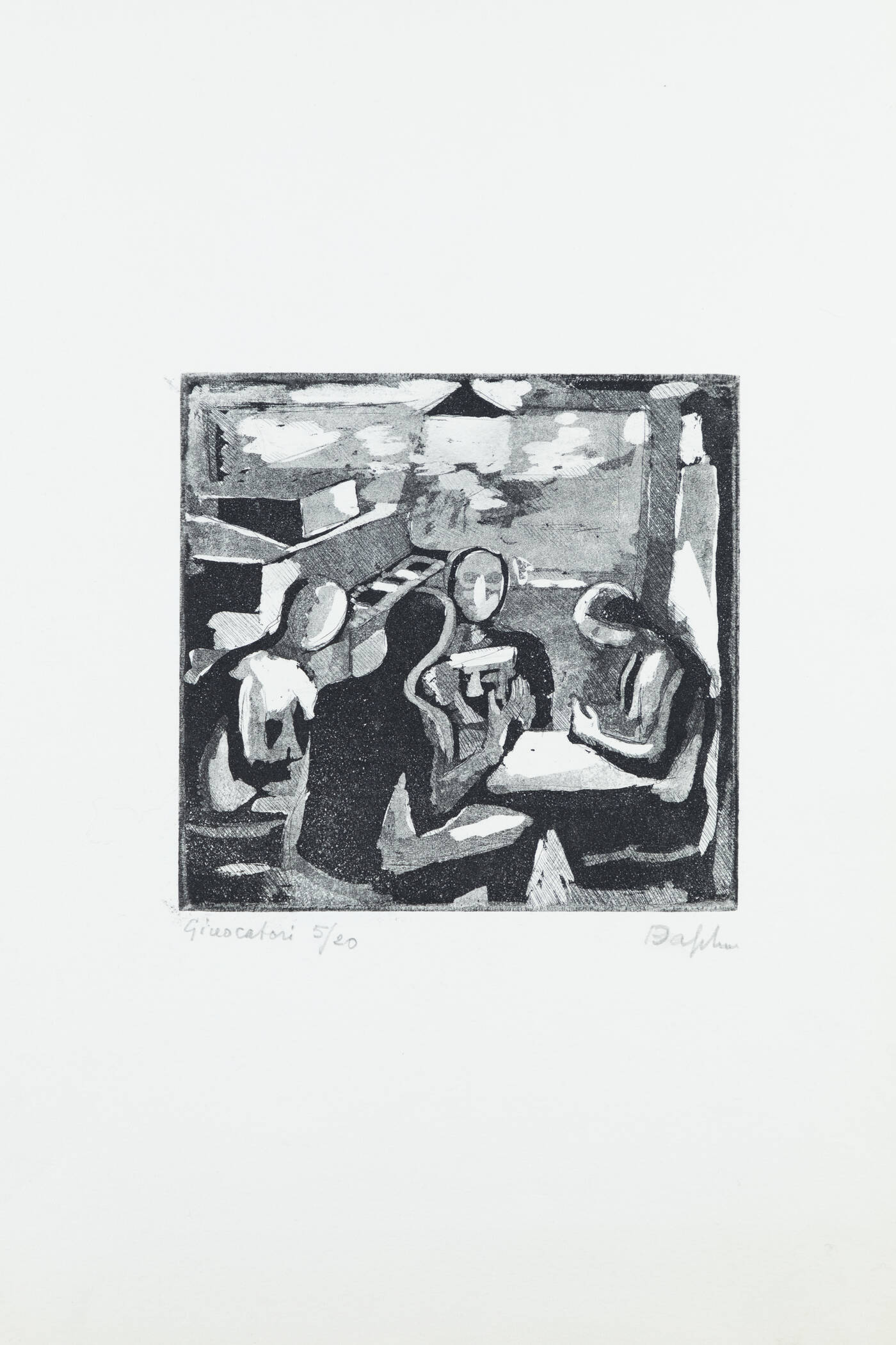 DAPHNE MAUGHAM CASORATI - 'Giocatori'