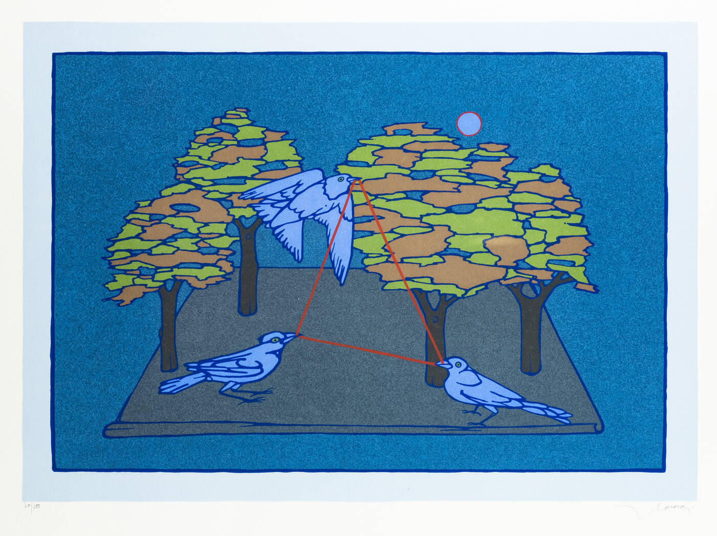 FRANCESCO CASORATI - 'Volo' 