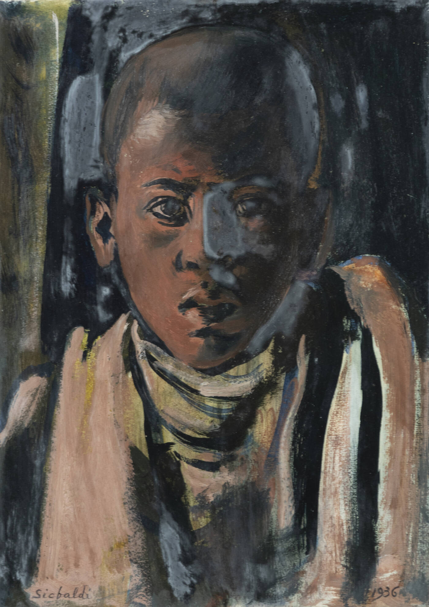 ADRIANO SICBALDI - 'Giovane abissino' 1936