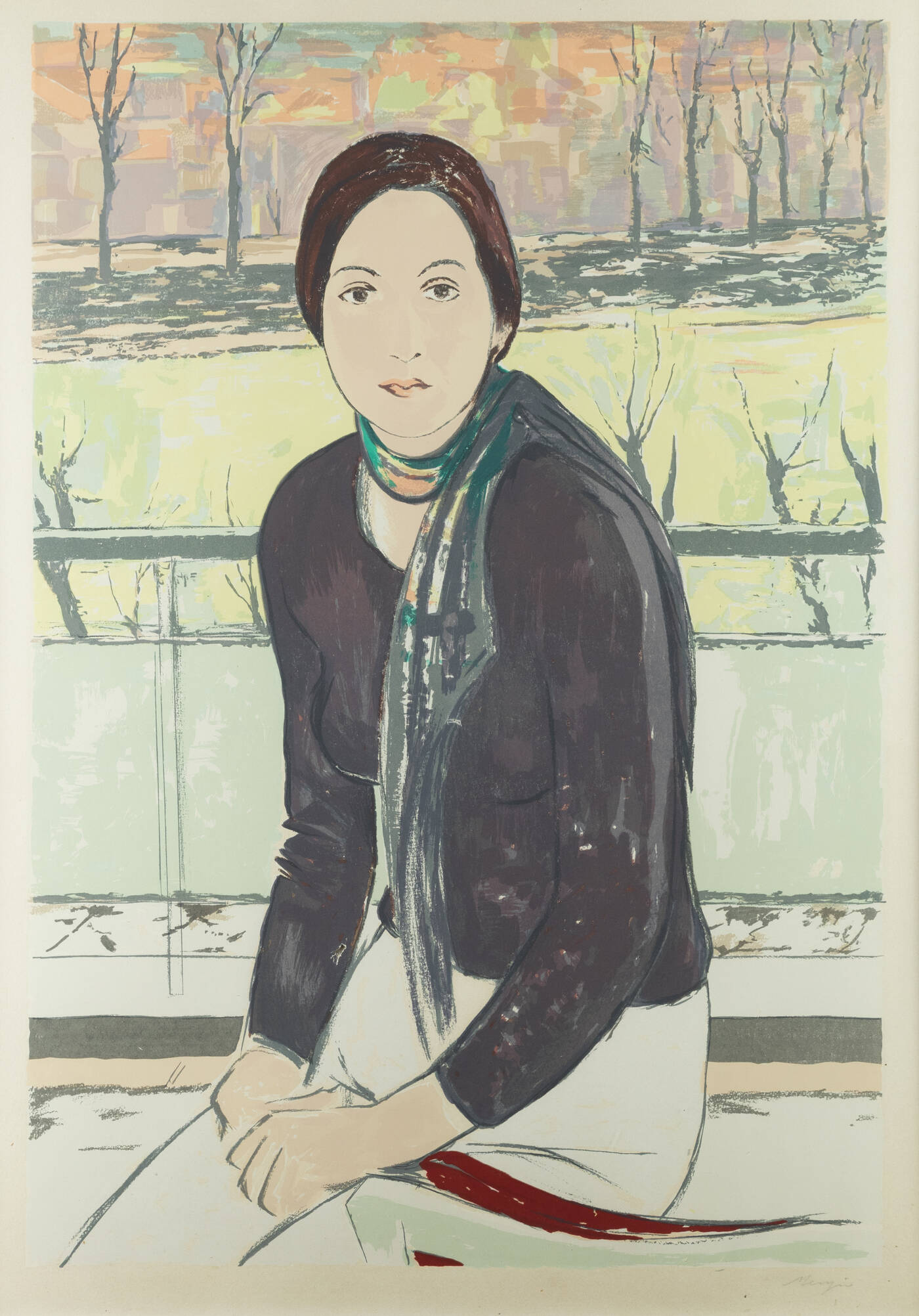 FRANCESCO MENZIO - 'Modella seduta'