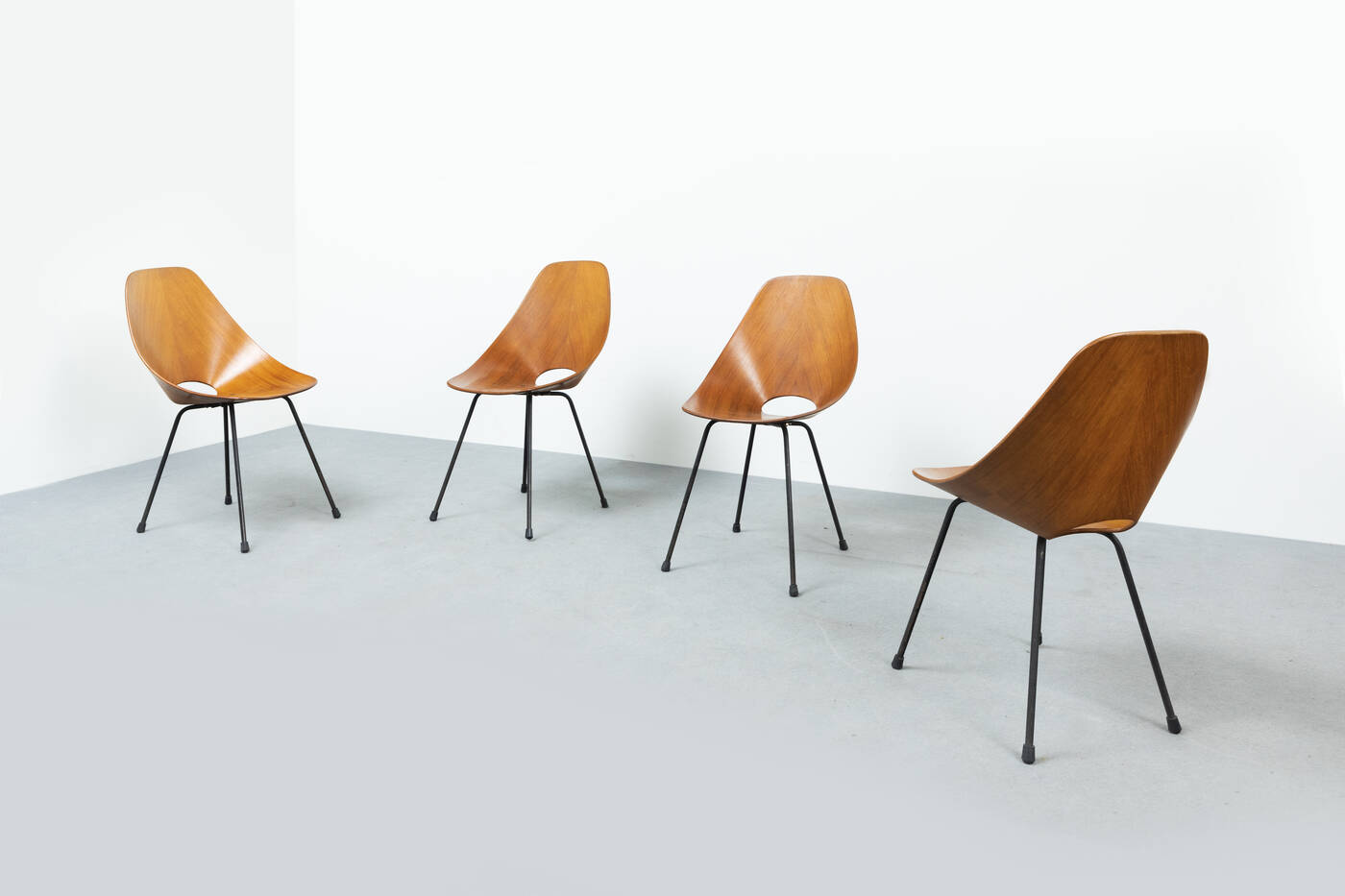 VITTORIO NOBILI - Quattro sedie mod. Medea