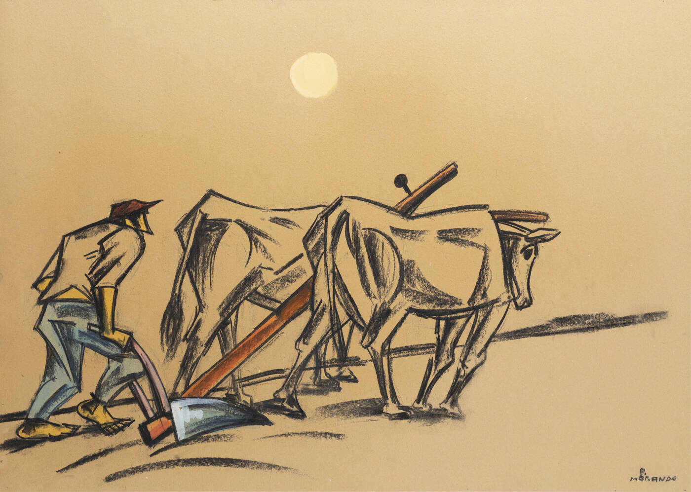 PIETRO MORANDO - 'L'aratore' 