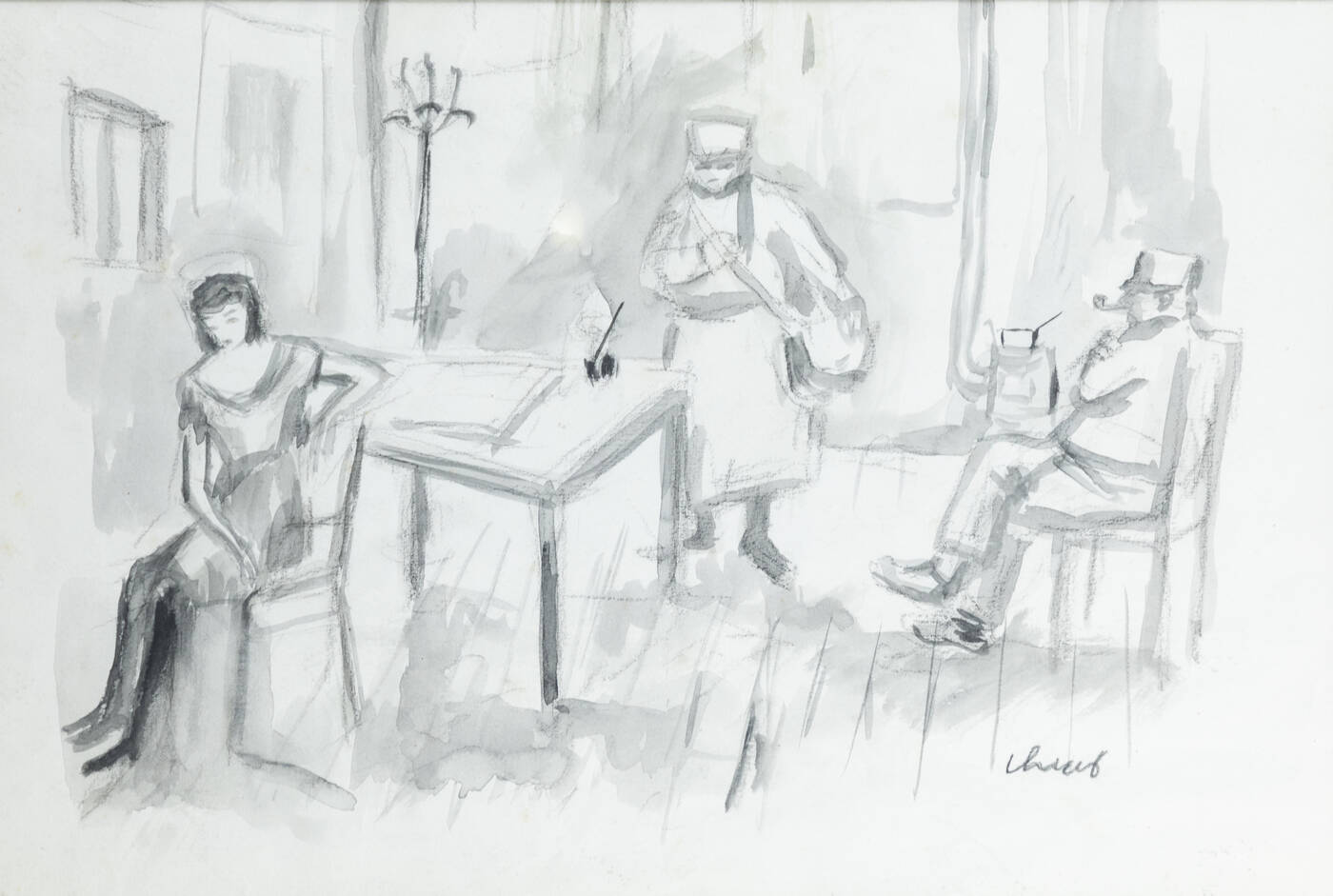 RICCARDO CHICCO - 'Interno tre figure'