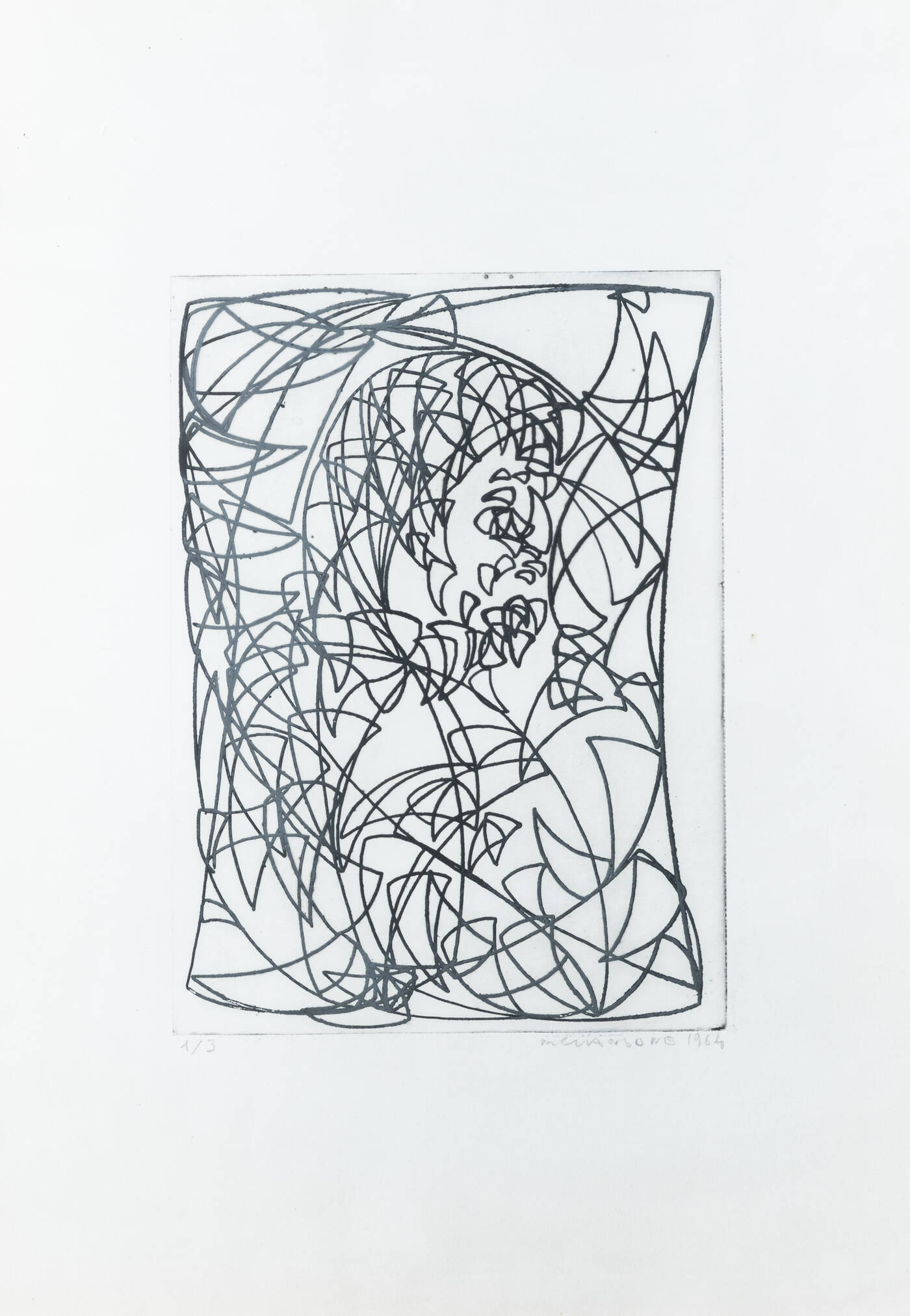 MARIO GIANSONE - 'Senza titolo' 1964