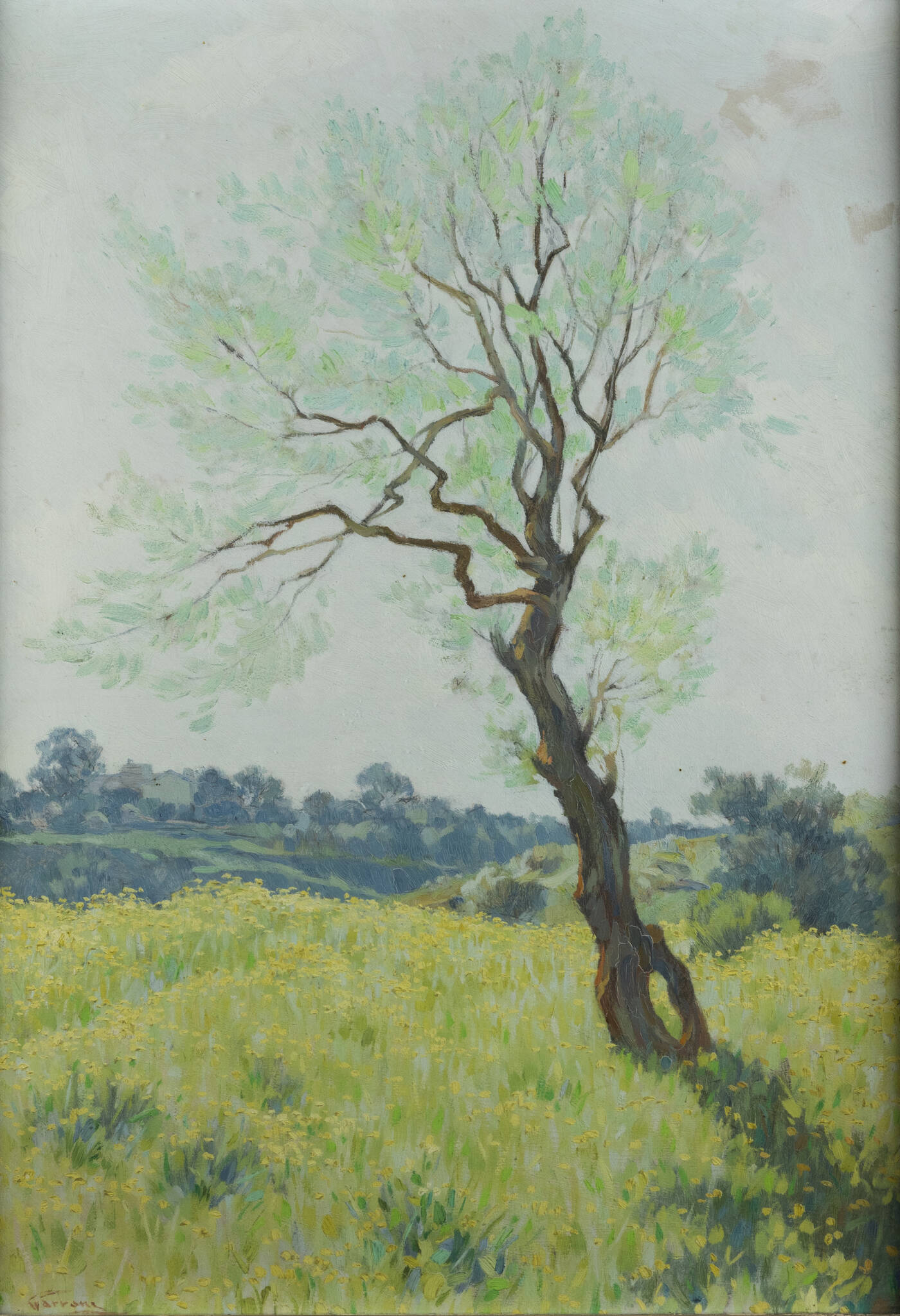 ROMOLO GARRONE - 'Il prato fiorito' 1943