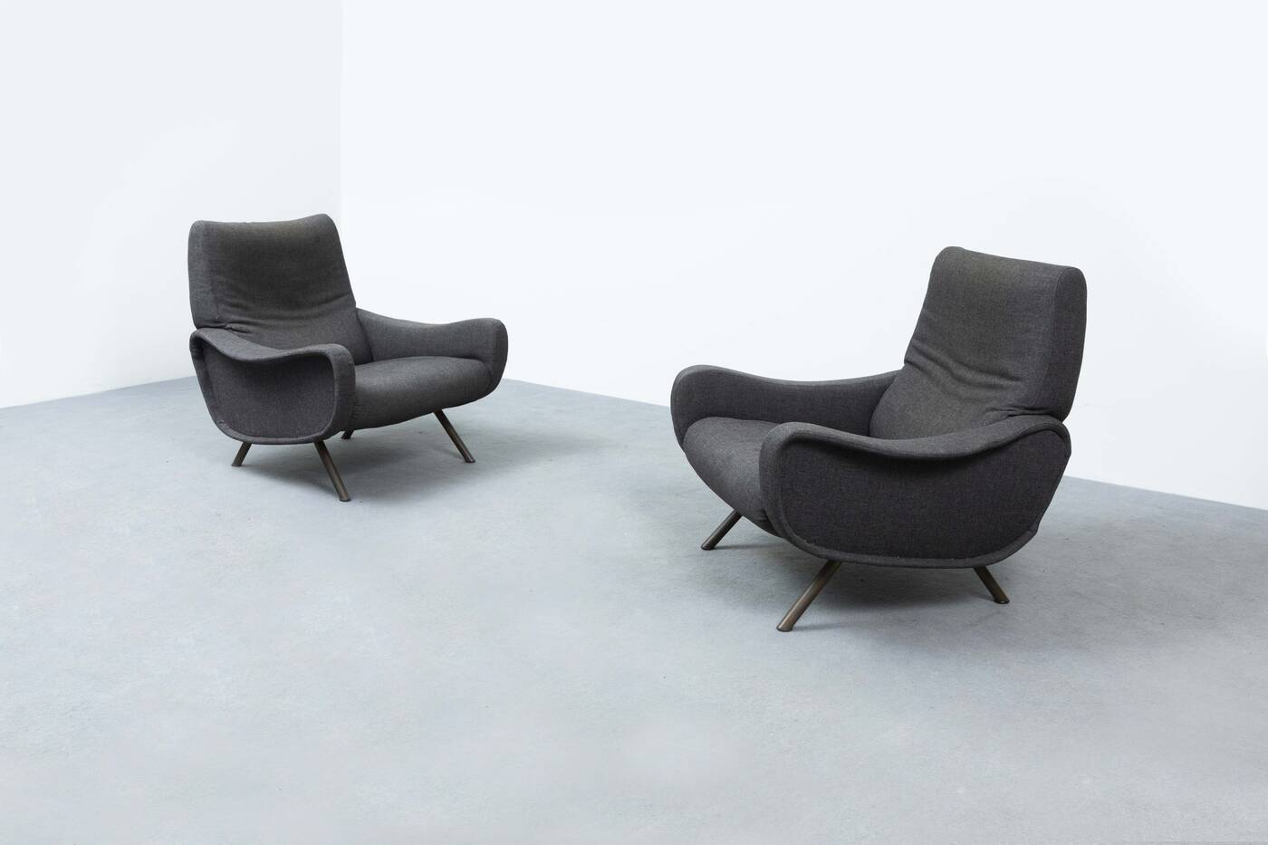 MARCO ZANUSO - Coppia di poltrone mod. Lady