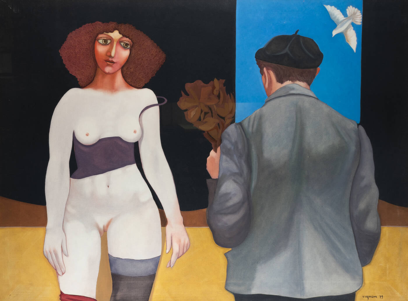 GIUSEPPE VIGNANI - 'Omaggio floreale' 1979