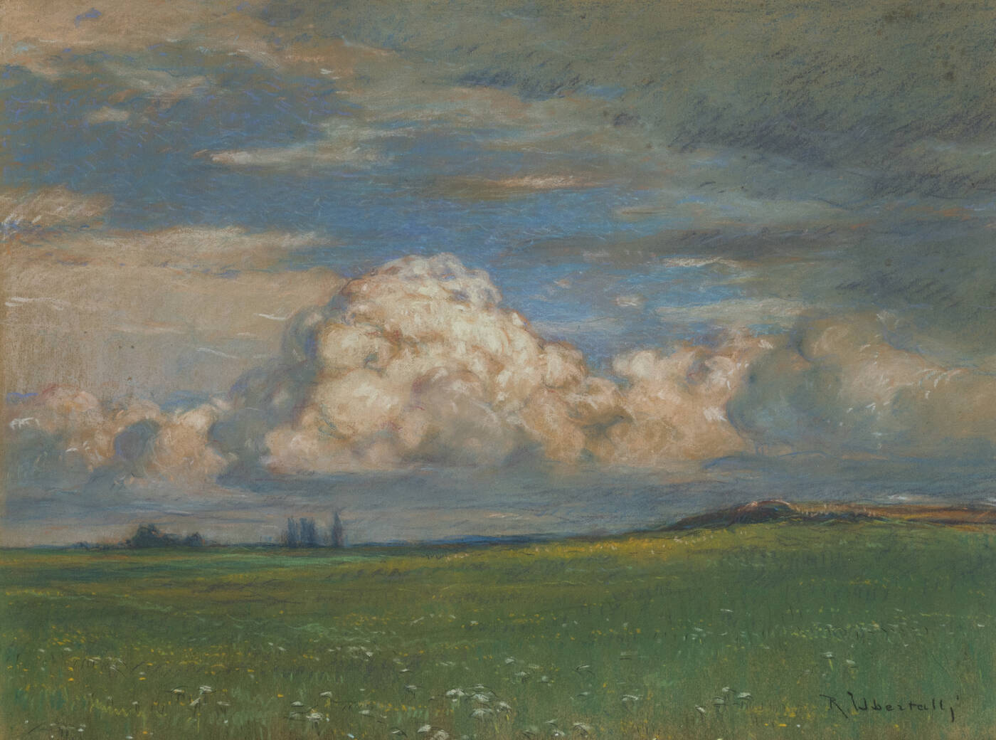 ROMOLO UBERTALLI - 'Cumuli a sera'