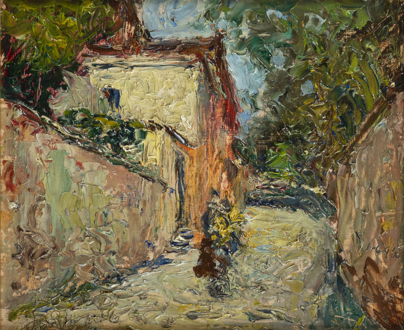 BENEDETTO GHIVARELLO - 'La casa in collina' ante 1930