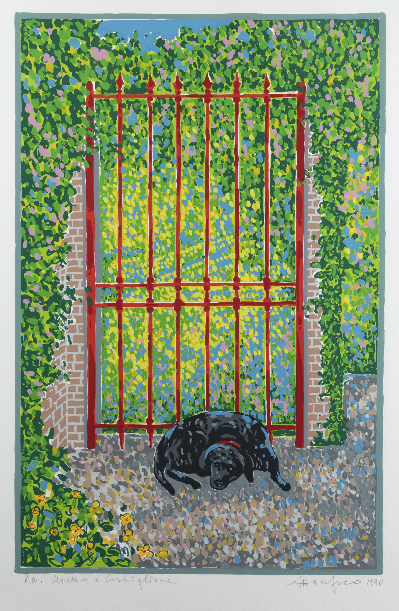 ETTORE FICO - 'Moretto a Costiglione' 1990