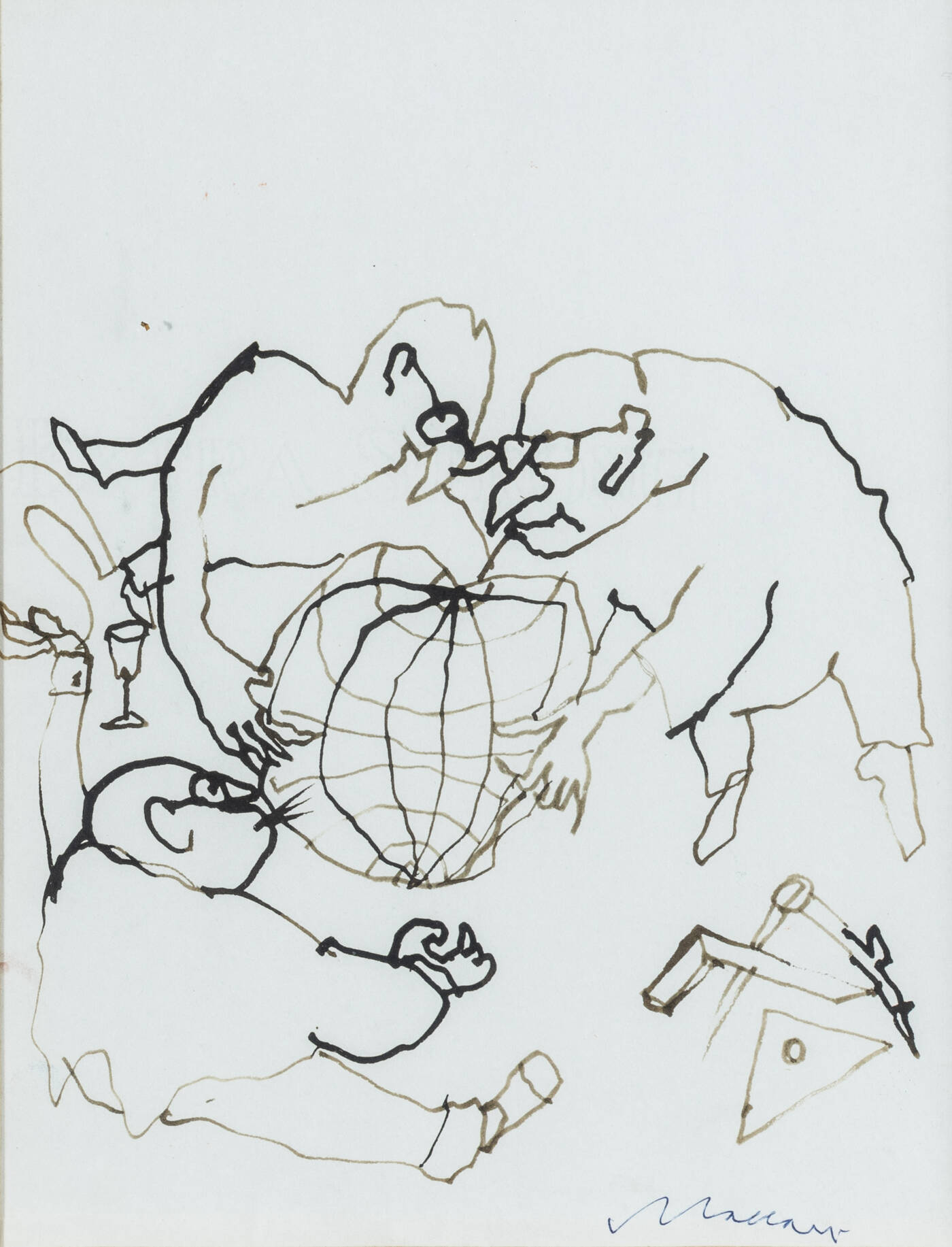 MINO MACCARI - 'Figure'