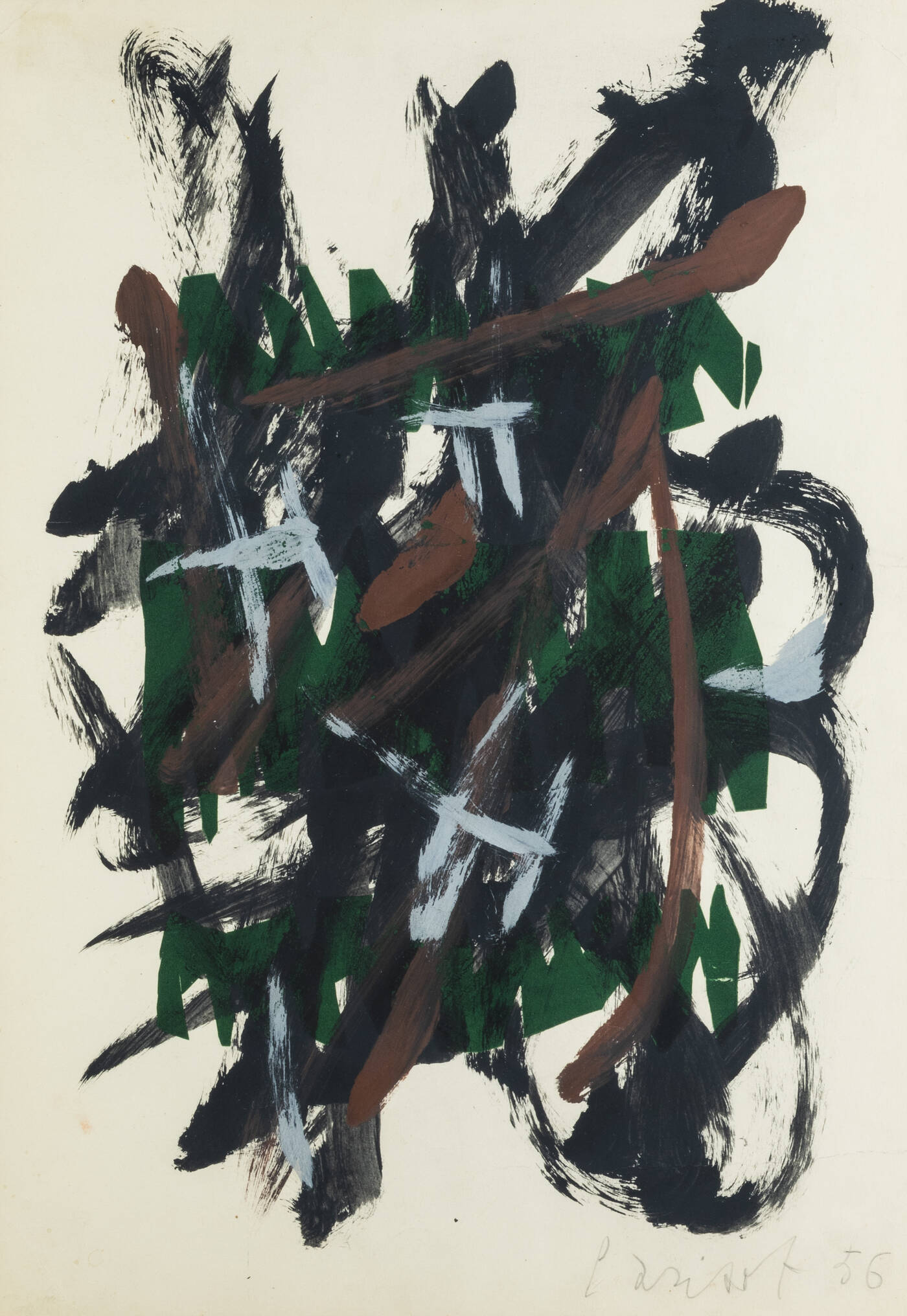 ADRIANO PARISOT - 'Composizione' 1956