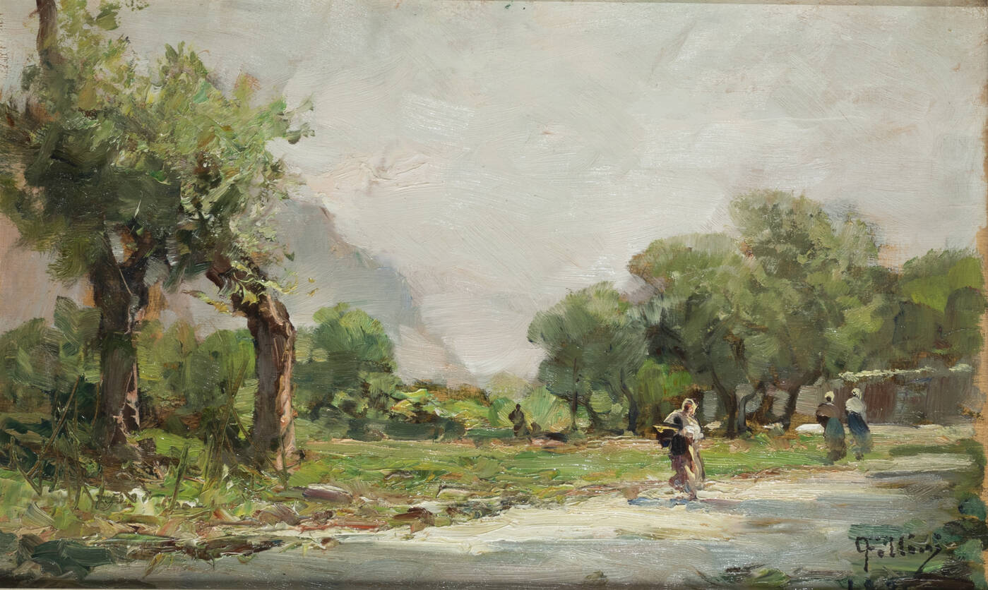 CARLO FOLLINI - 'Giornata estiva' 1/8/1925