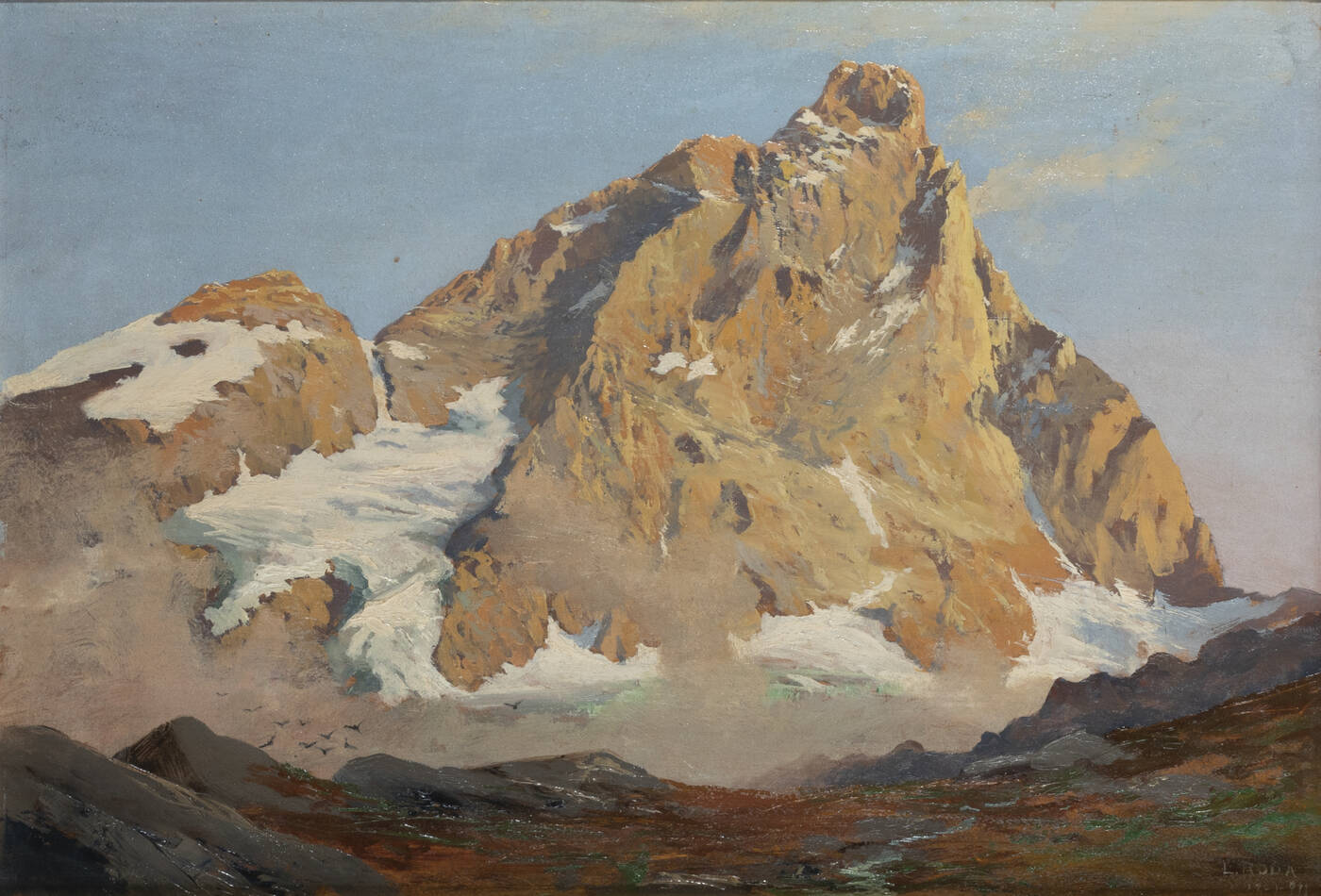 LEONARDO RODA - 'Il Cervino in tarda estate' 12.9.1911