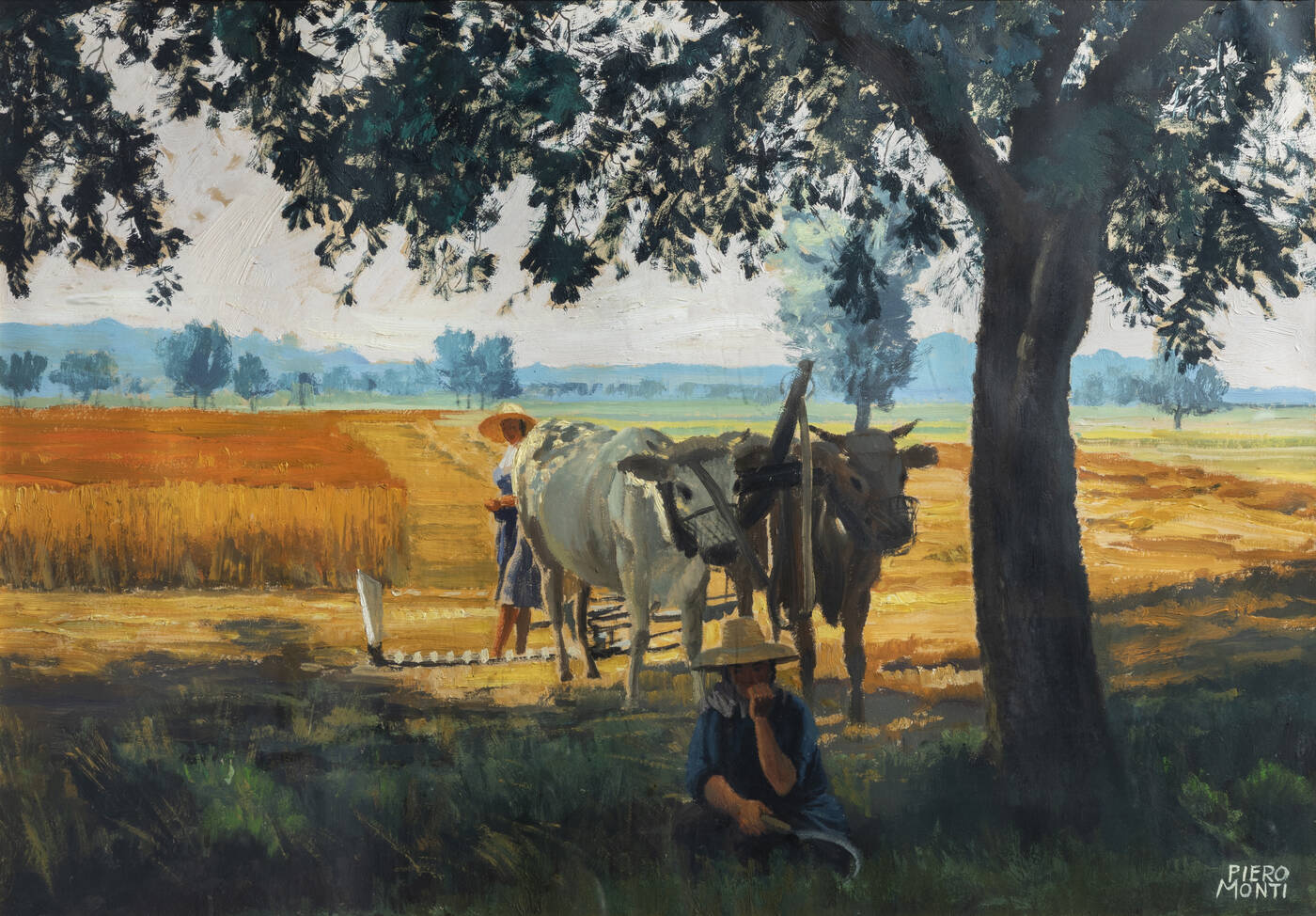 PIERO MONTI - 'Riposo nei campi'
