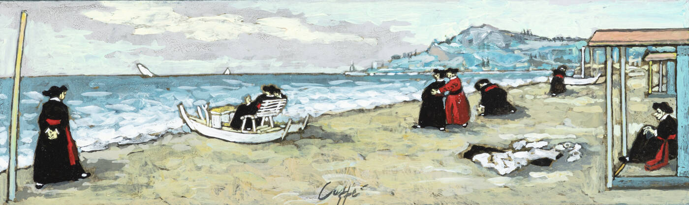 NINO CAFFE' - 'Capanni al mare' 1970