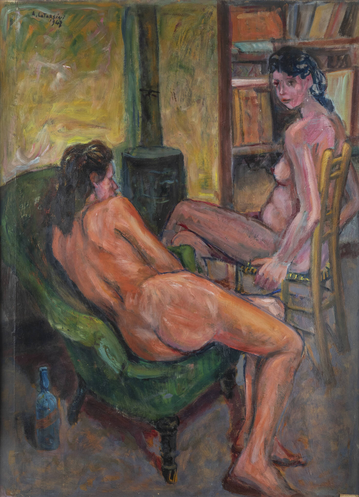 ALFREDO CATARSINI - 'Nude in posa' 1947