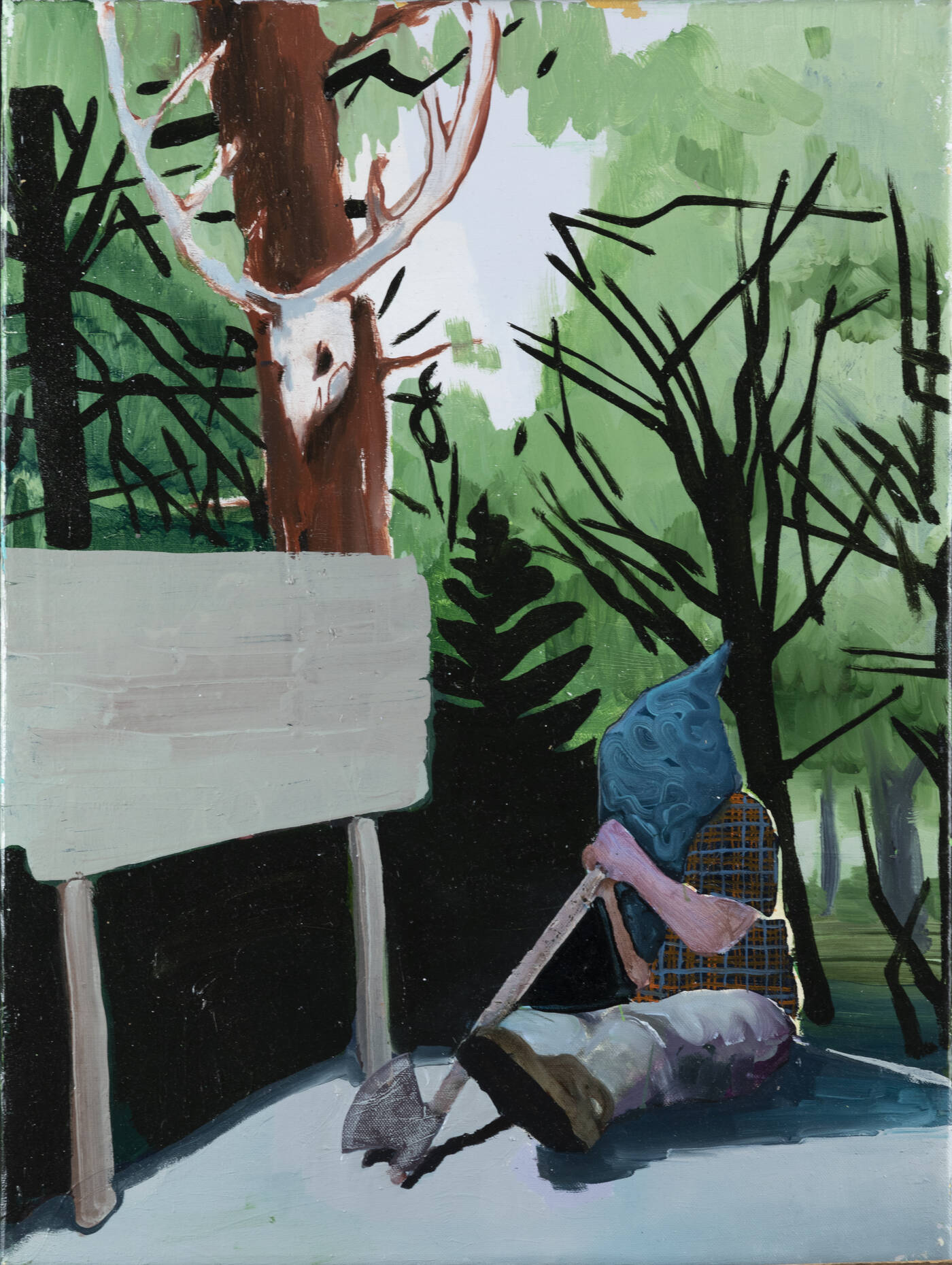 MANUELE CERUTTI - 'Uomo mascherato con ascia'