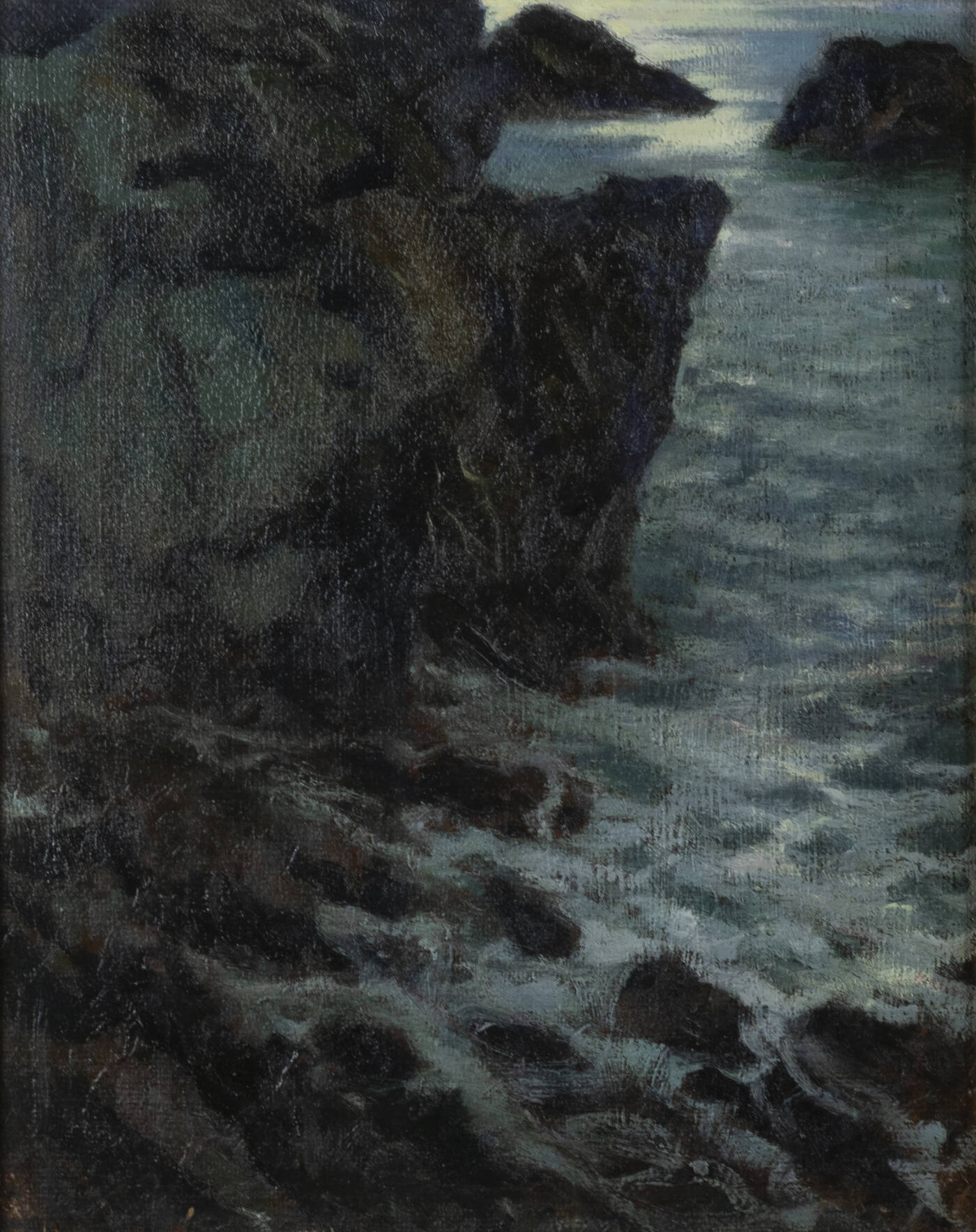 MARIO CHIANESE - 'Maretta a Nervi' o 'Mareggiata a Nervi' 1996