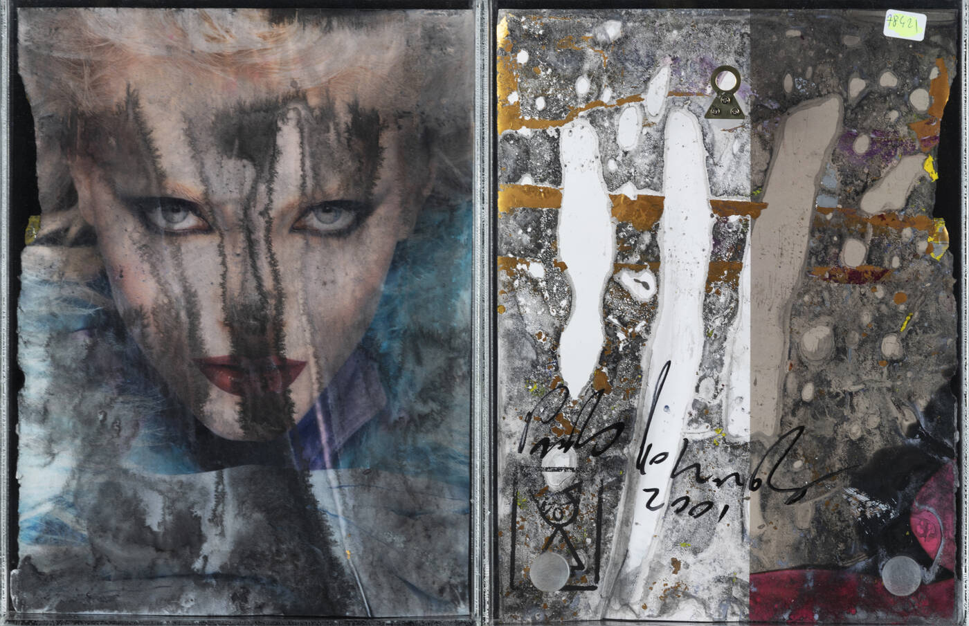 PAOLO LEONARDO - 'Senza titolo (volto femminile)' 2001