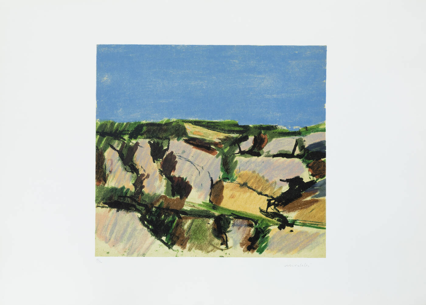 ENNIO MORLOTTI - 'Rocce' 1988