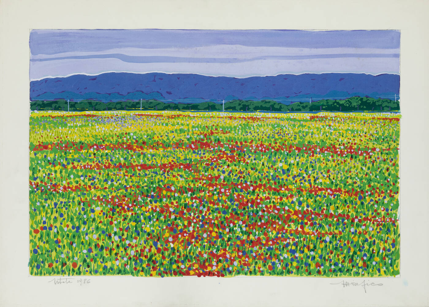 ETTORE FICO - 'Estate' 1986