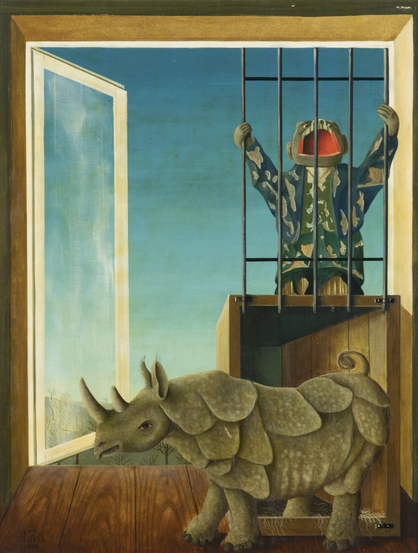 HELMUT FETZ BREGENZ - 'Rynoceros' 1974