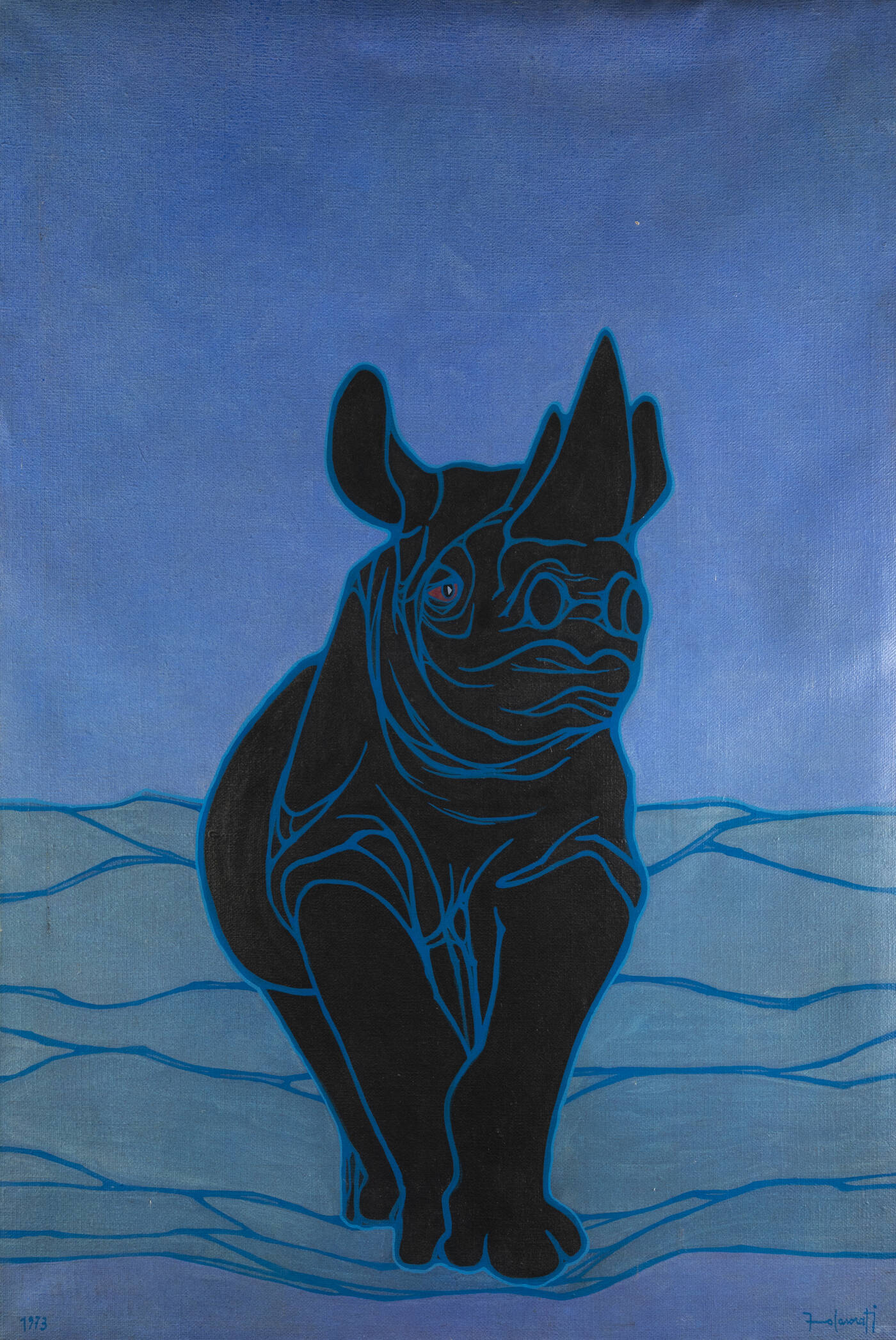 FRANCESCO CASORATI - 'Rinoceronte'