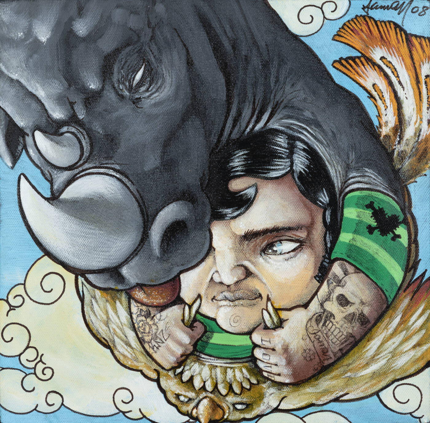 RABODIGA - 'Rinoceronte sulle spalle' 2008