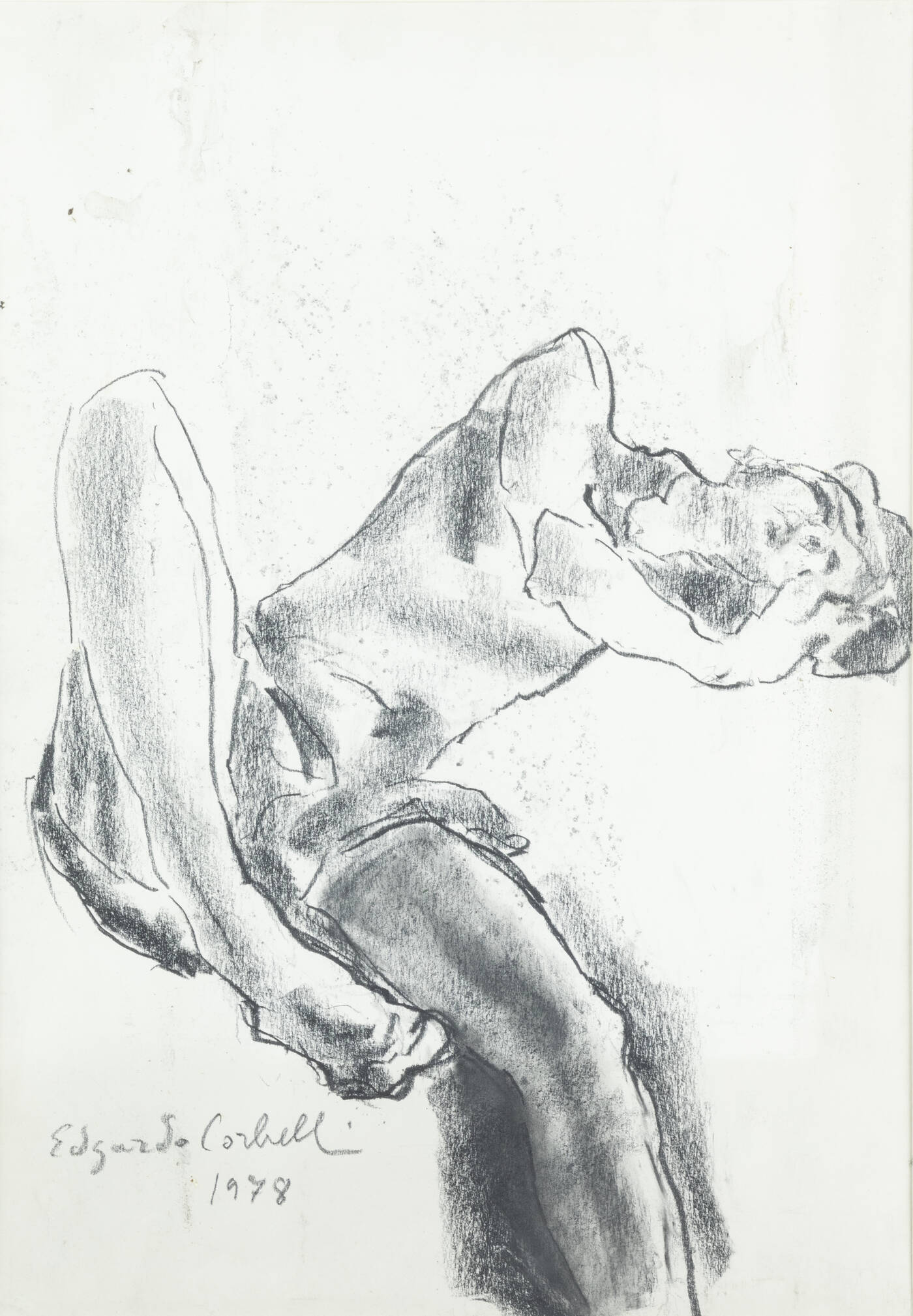 EDGARDO CORBELLI - 'Dormiente in posa' 1978