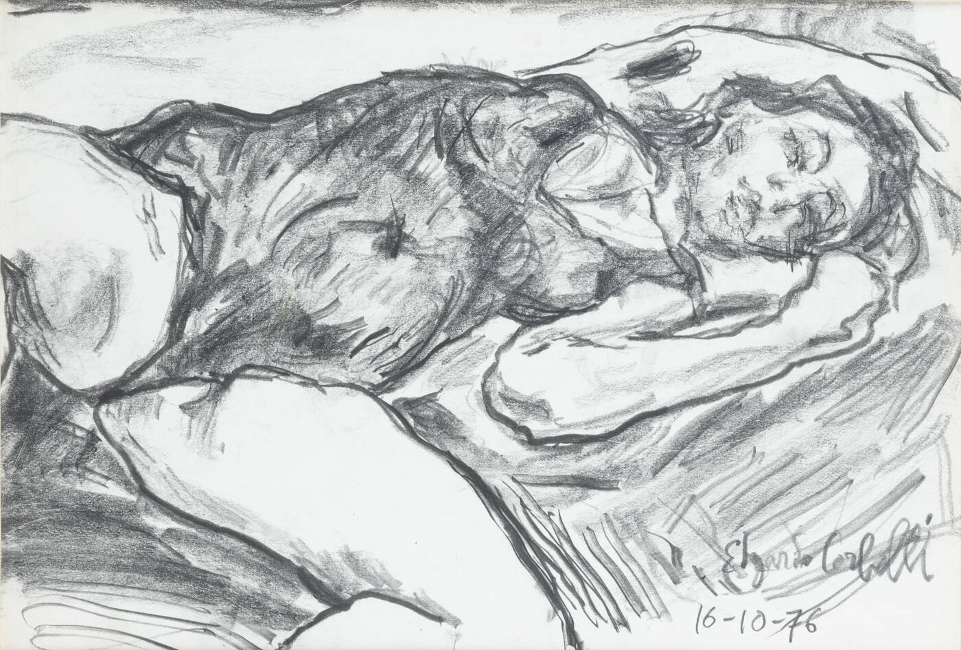 EDGARDO CORBELLI - 'Nuda distesa' 16/10/1976