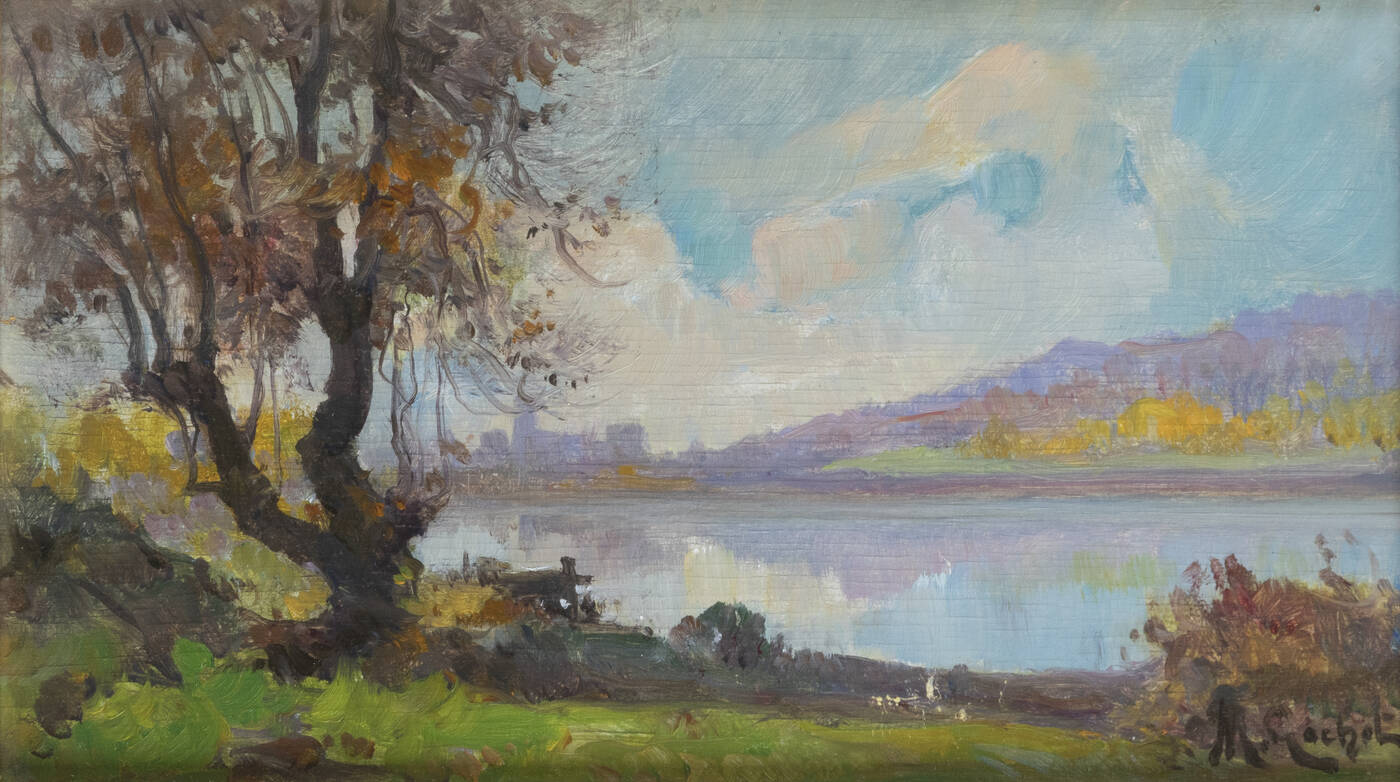 MARIO GACHET - 'Il lago di Avigliana'