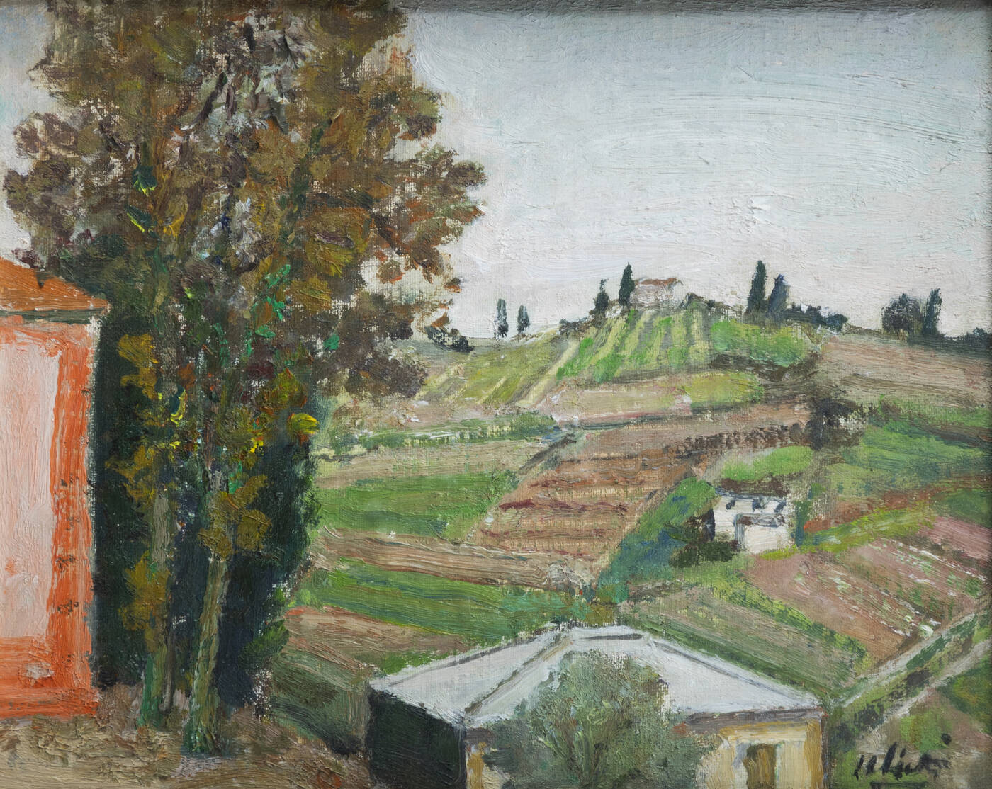 ALBERTO SALIETTI - 'Paesaggio senese'