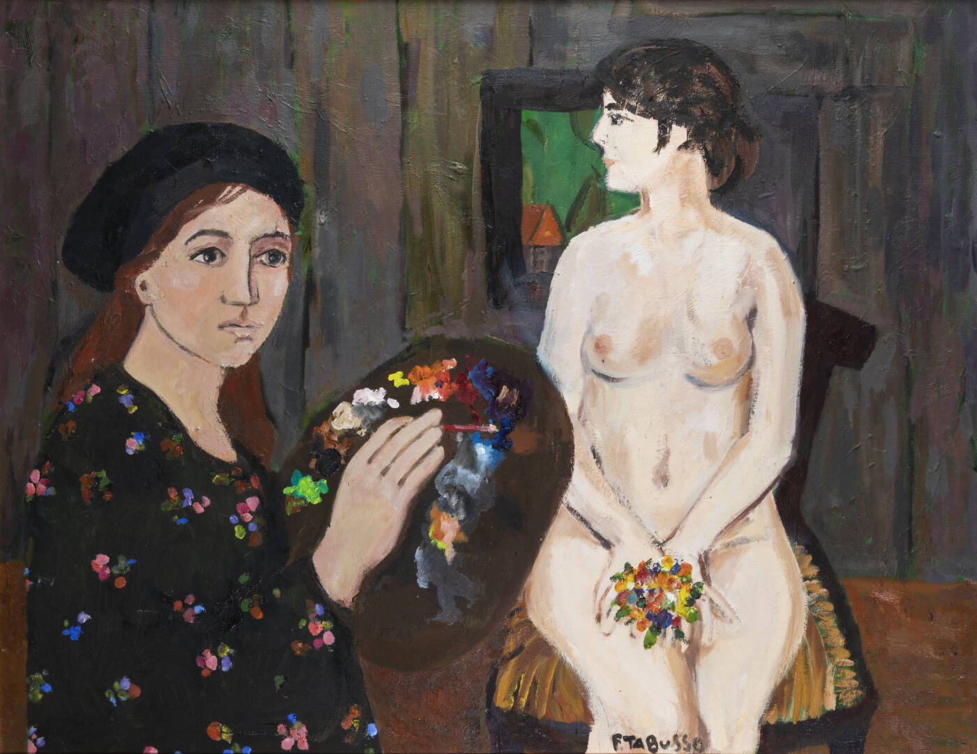 FRANCESCO TABUSSO - 'La pittrice'