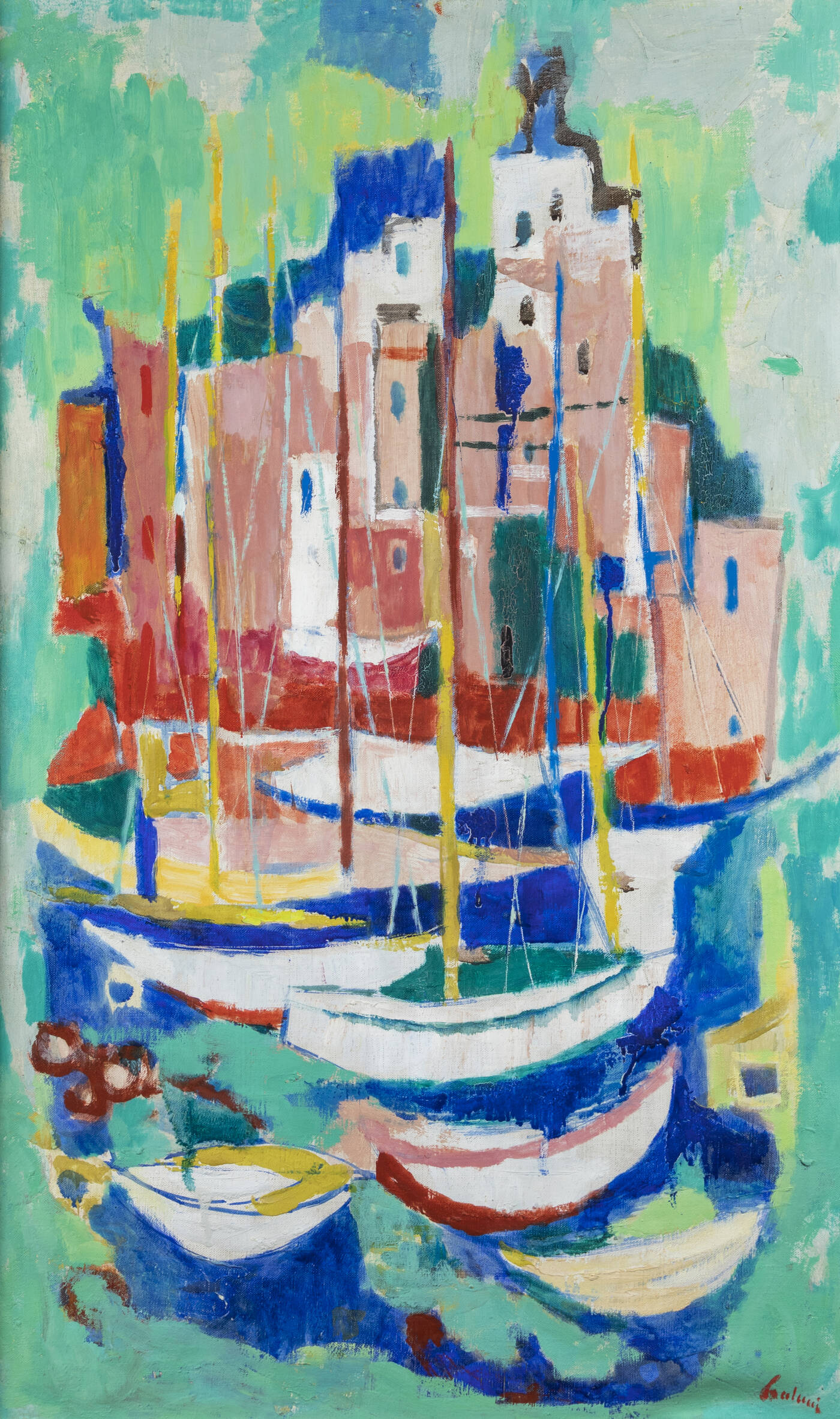 ENRICO PAULUCCI - 'Barche' primi anni '950