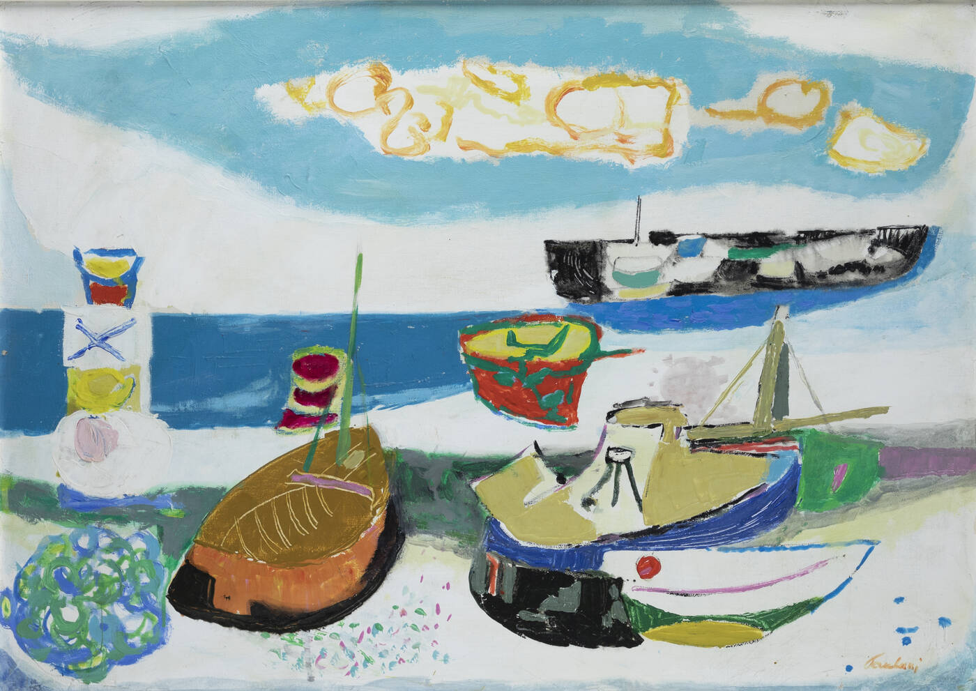 ENRICO PAULUCCI - 'Spiaggia' 1967