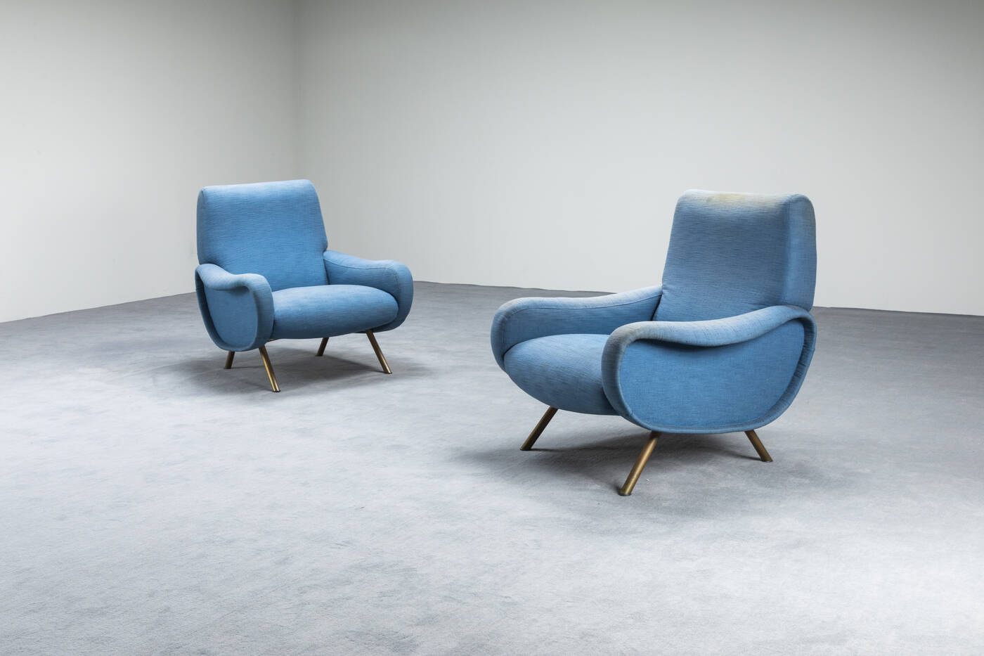 MARCO ZANUSO - Coppia di poltrone mod. Lady