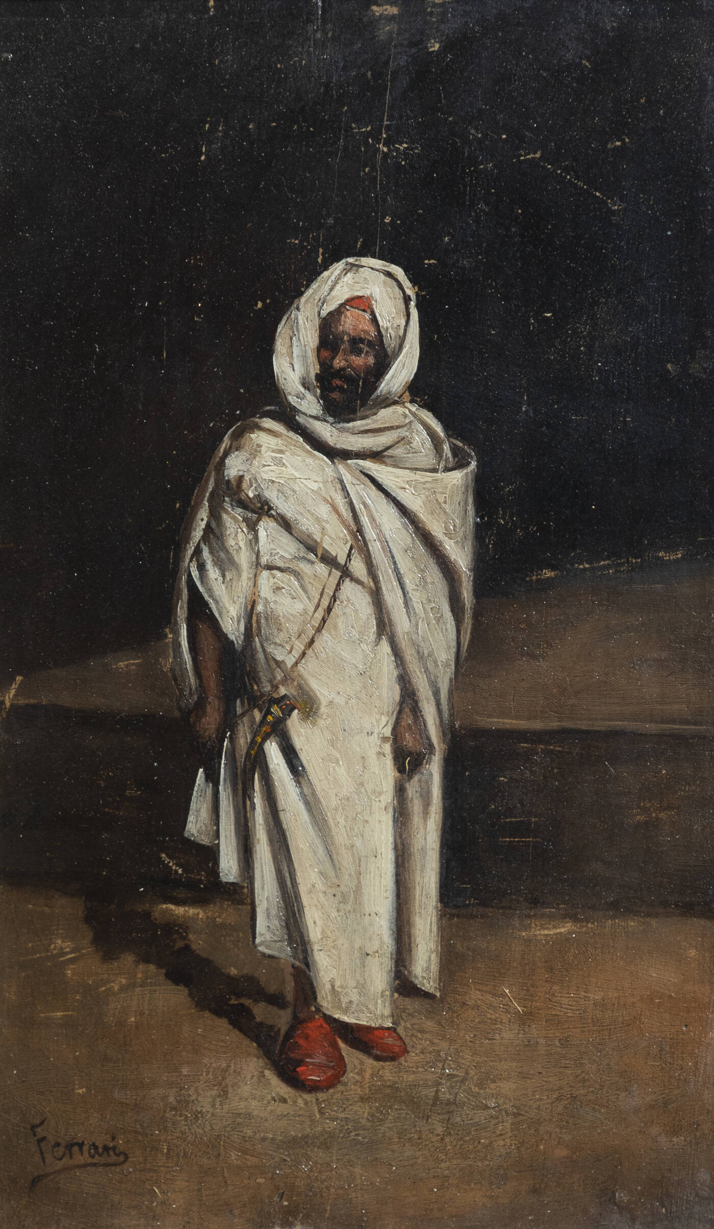 PITTORE NON IDENTIFICATO - 'Figura ' Gerusalemme 1872