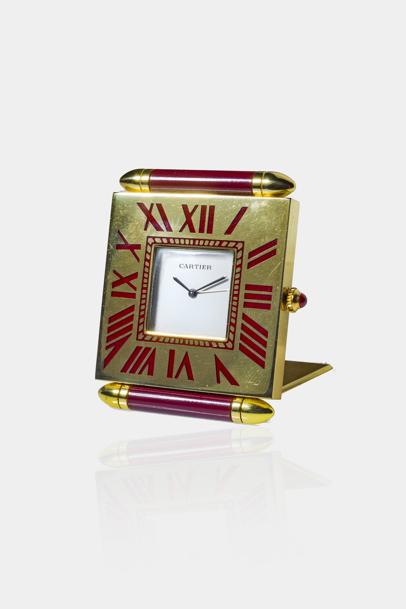 CARTIER - Mod. “Stable clock,' year '90