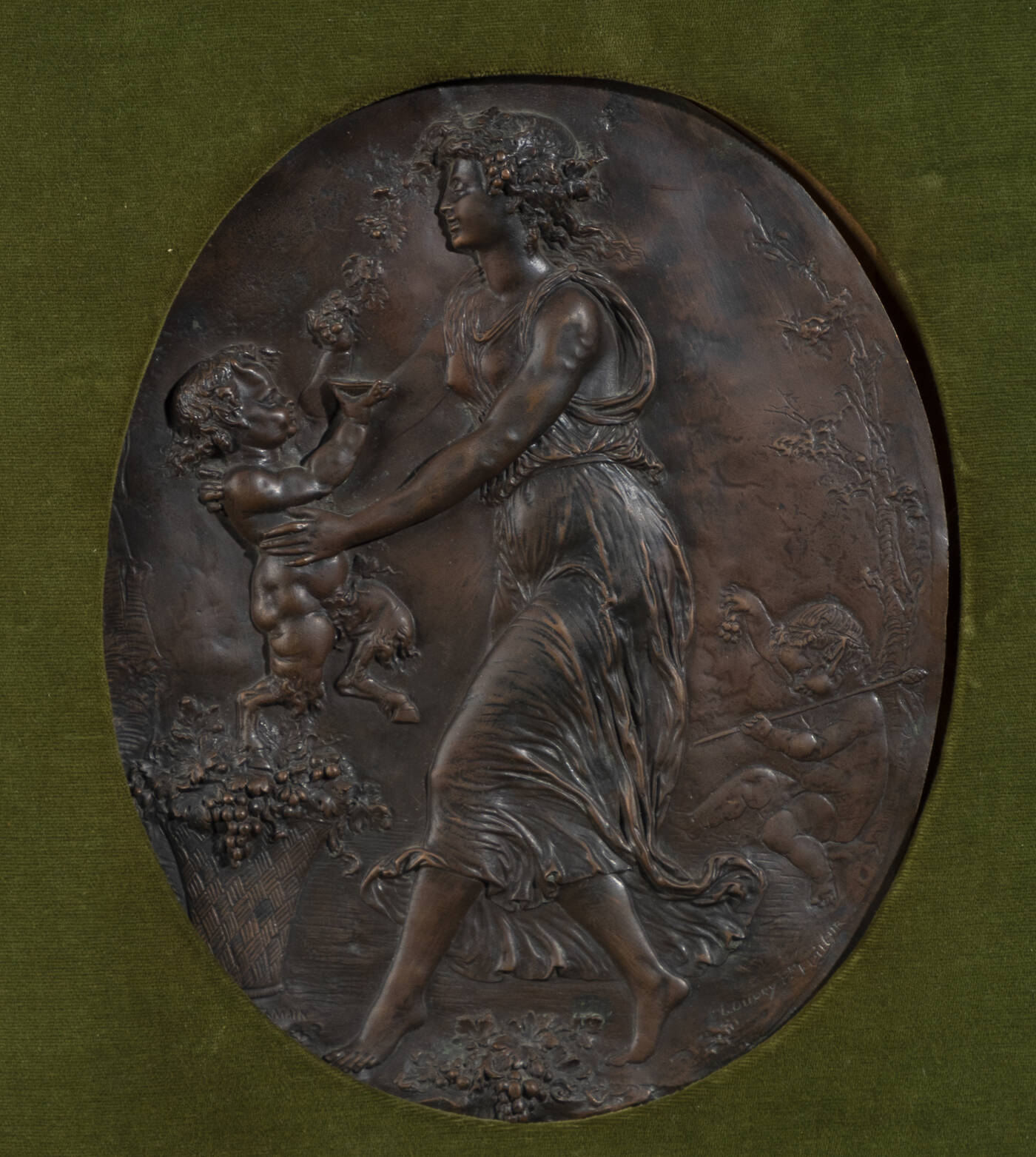 SCULTORE ANONIMO - 'Baccante con satiri'