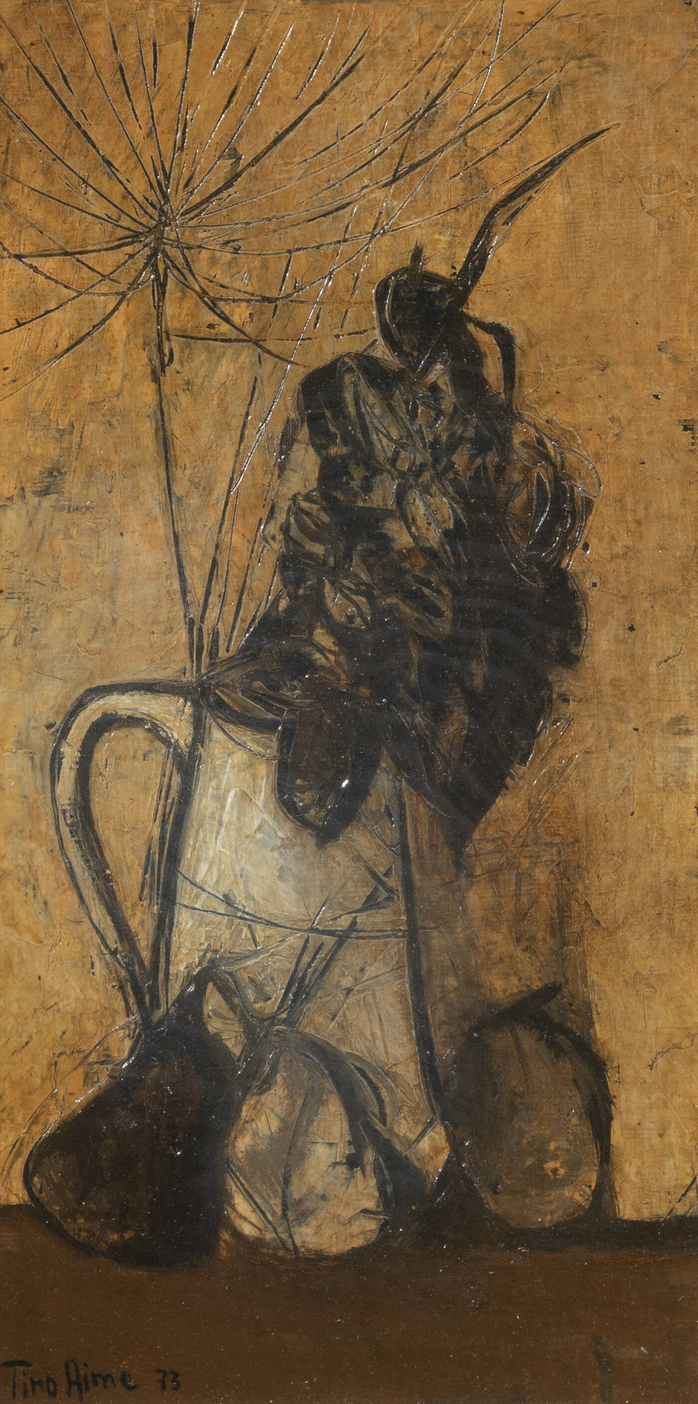 TINO AIME - 'Caffettiera e foglie' 1973