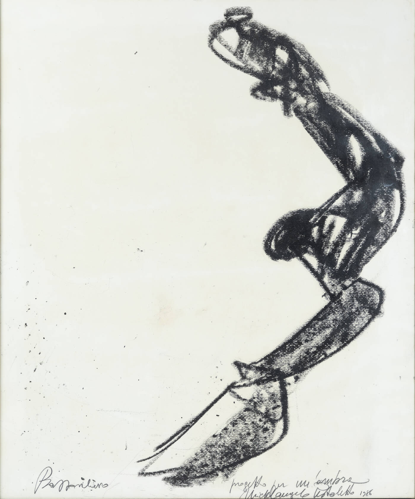 MICHELANGELO PISTOLETTO - 'Progetto per un'ombra' 1986